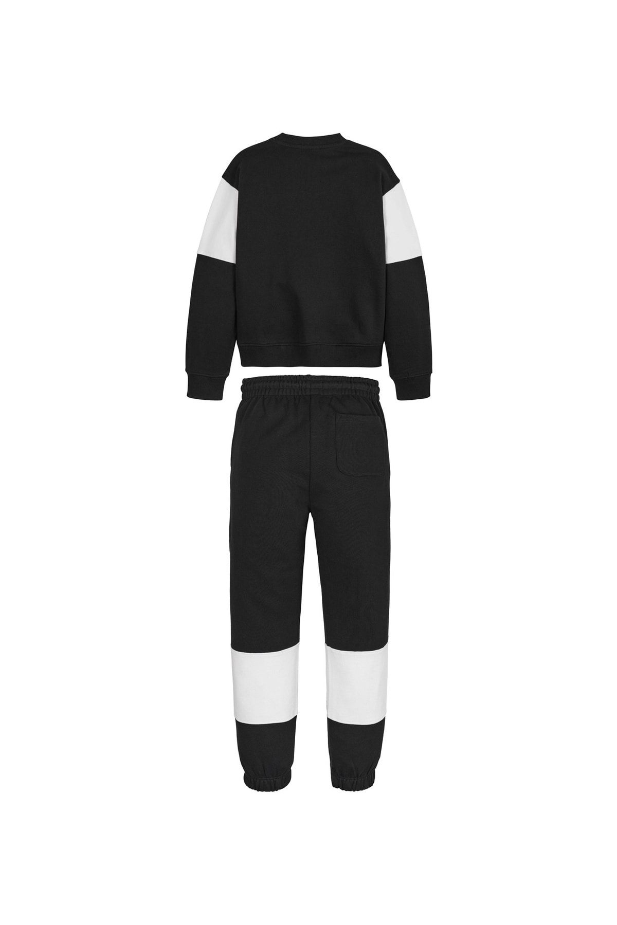 سویشرت مشکی پسرانه و بچگانه پسر مستقیم سیاه سفید ib0ib01691beh Calvin Klein