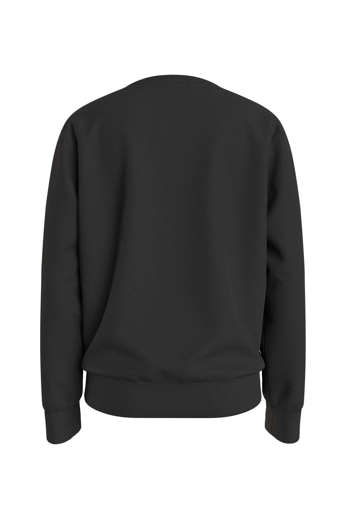 سویشرت مشکی پسرانه و بچگانه پسر مسطح سیاه سفید ib0ib01688beh Calvin Klein