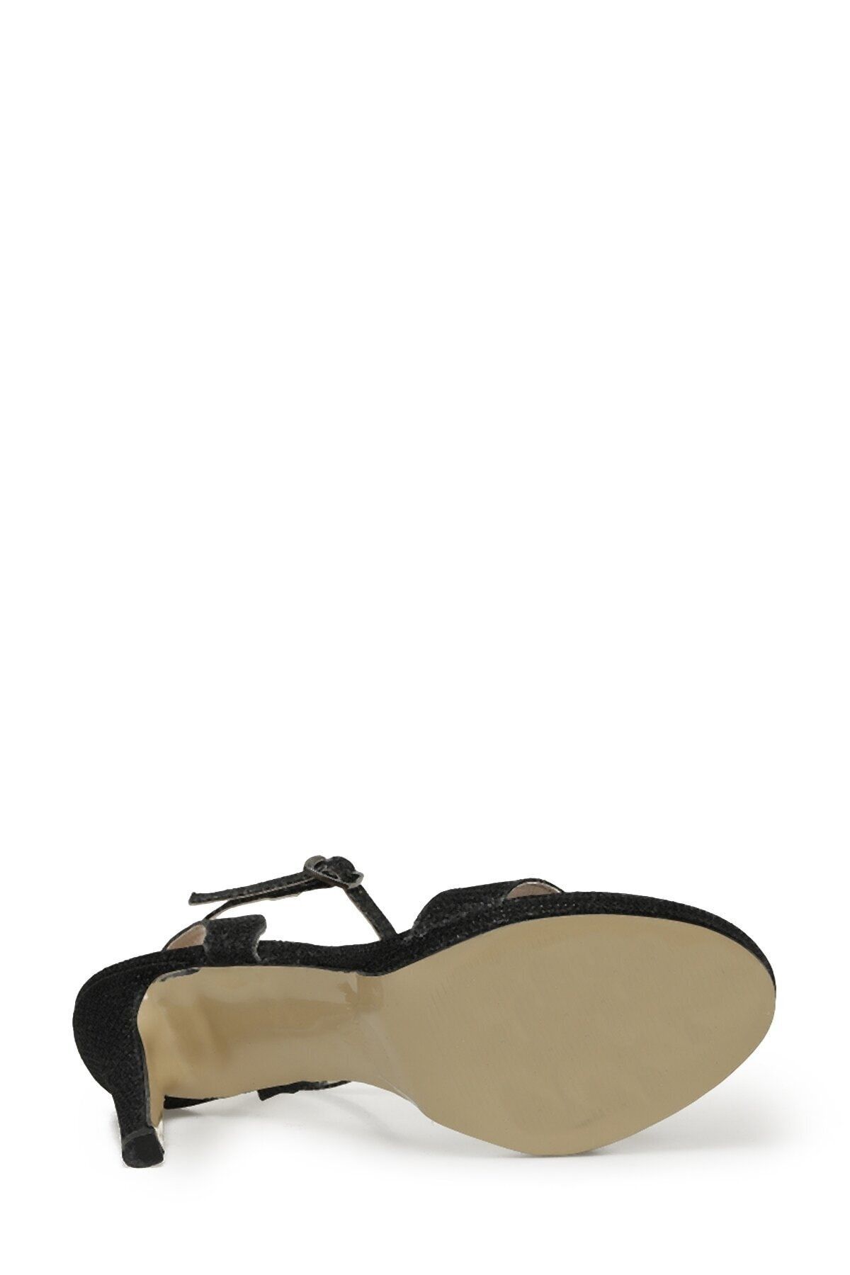 Nine West-LULLE 3FX - Czarne damskie sandały na obcasie 7