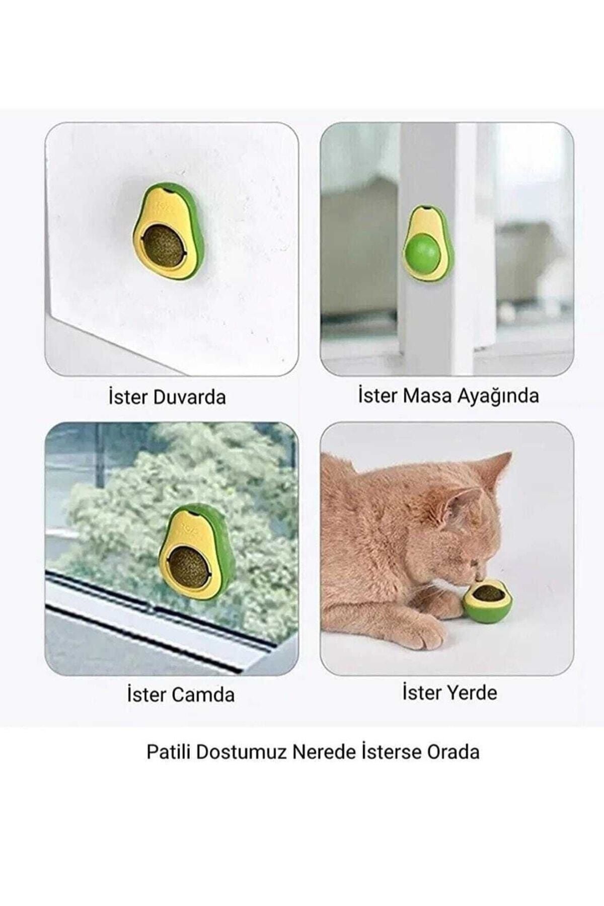 Demirhan Group-Frameist Natural Catnip Edible Catnip Herb Play Ball Toy Ball Toy Cat Licking Ball 3
