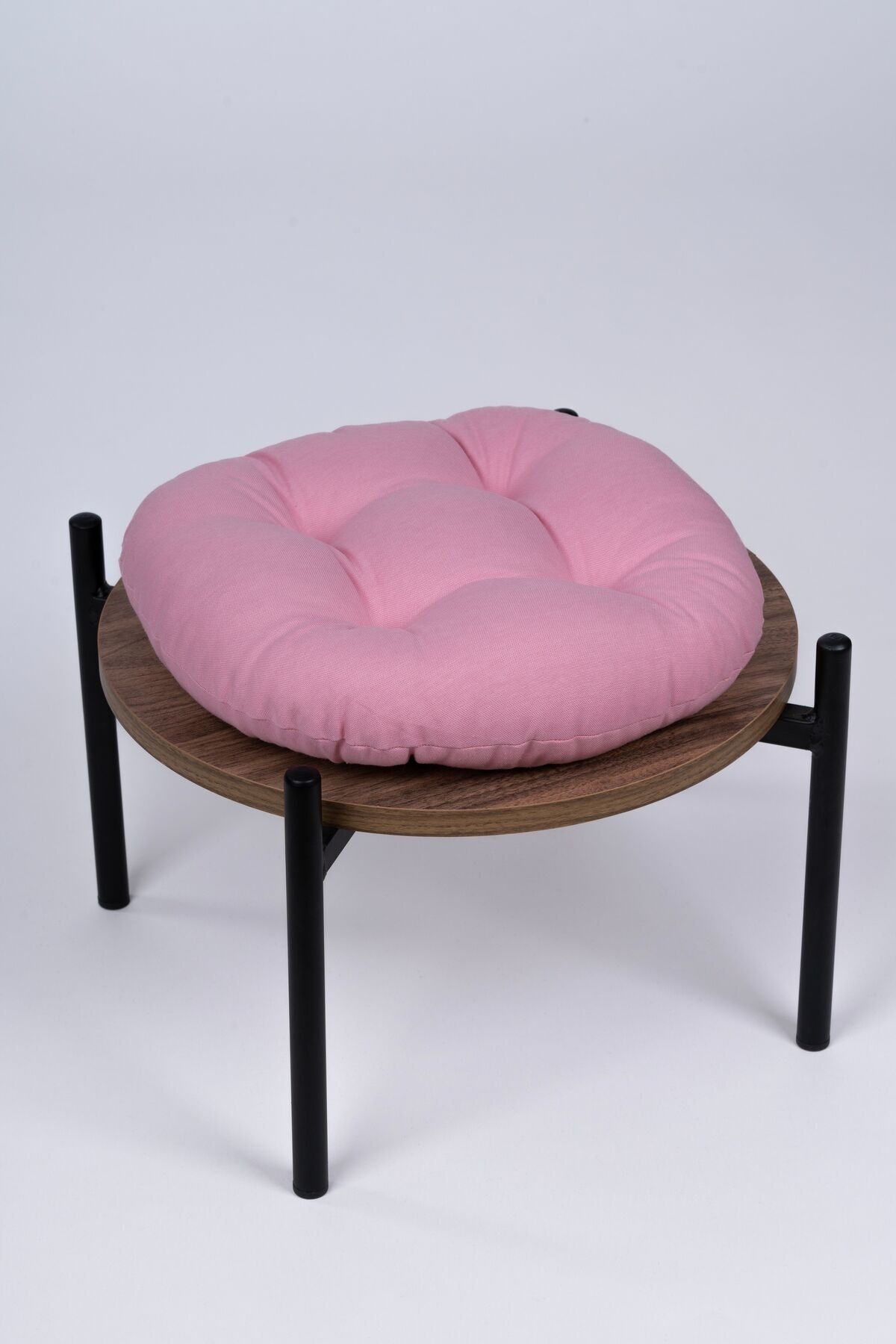 Pink best sale cushion stool