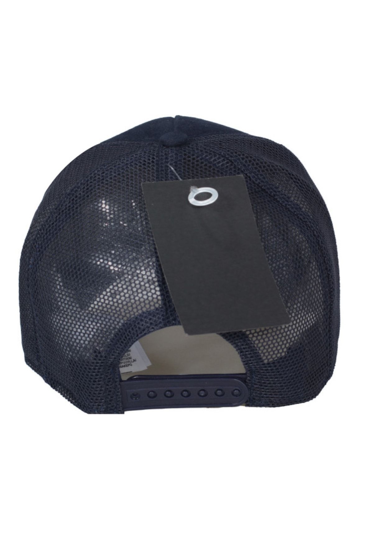 Trucker-Just Ride Orange Model Mesh Hat - Replaceable Leather Patch 2