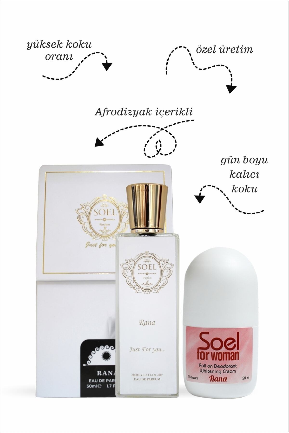 ادکلن زنانه  Soel Parfüm | ranaset&roll-on اورجینال - تصویر 2