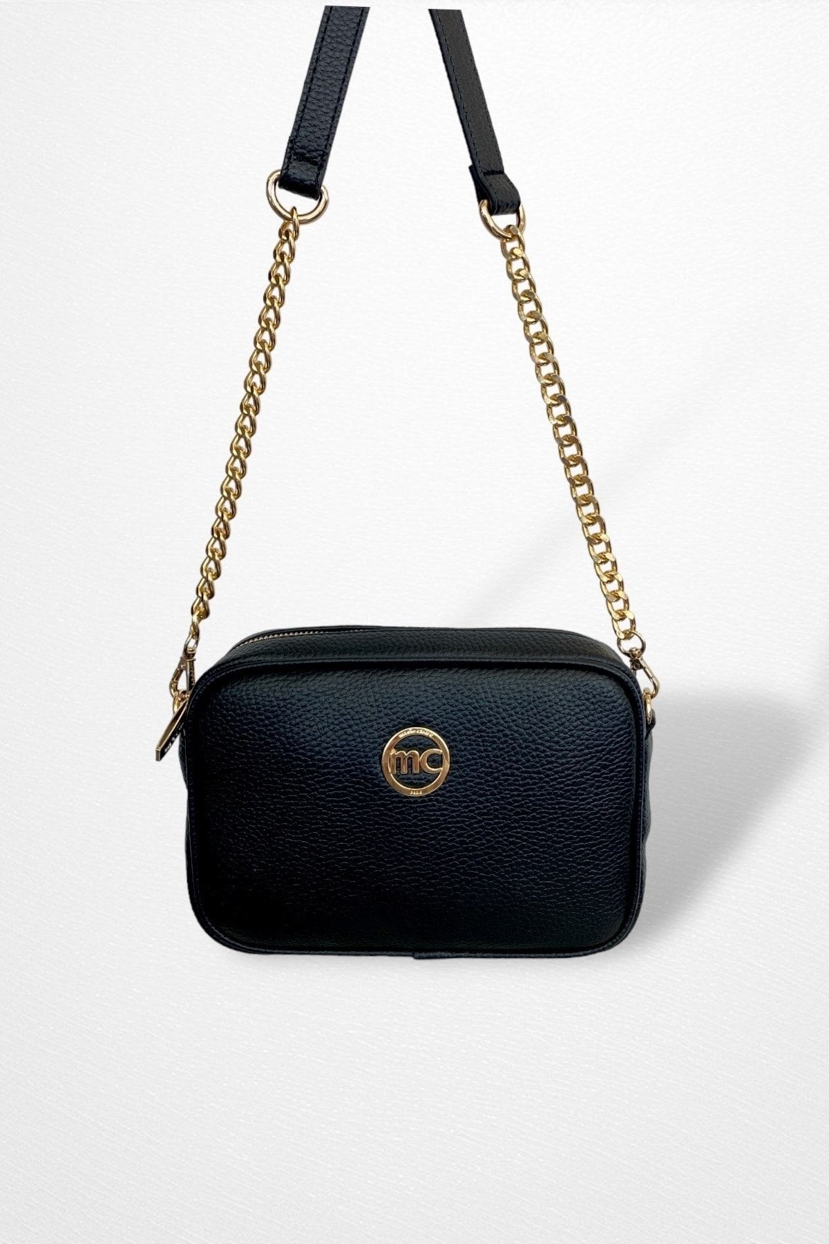 Plain black sales side bag