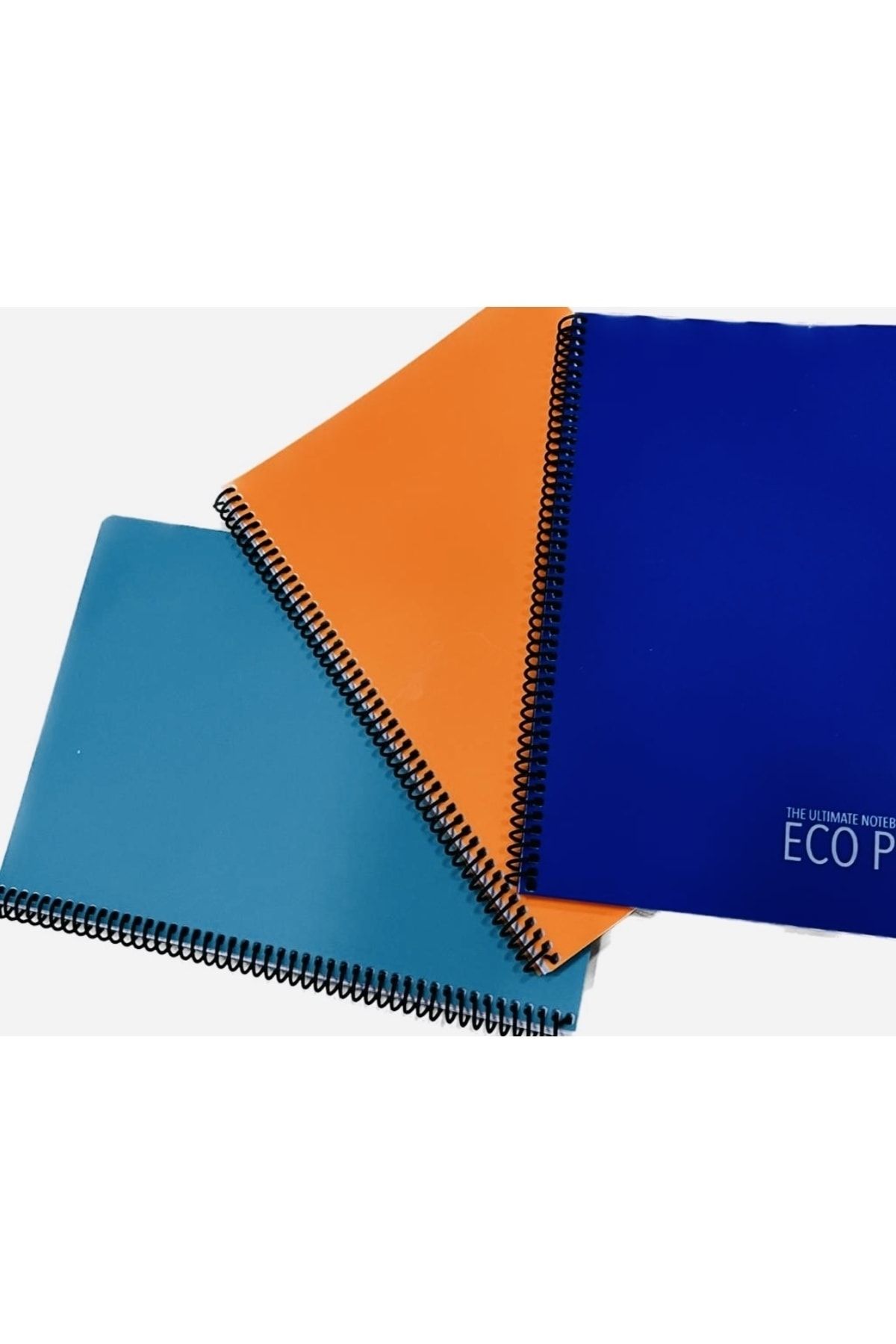 karinabest-Gıpta Eco Pp Ultimate Notebook Set of 3 80 Sheets Checkered A4 Spiral School Notebook Set 3
