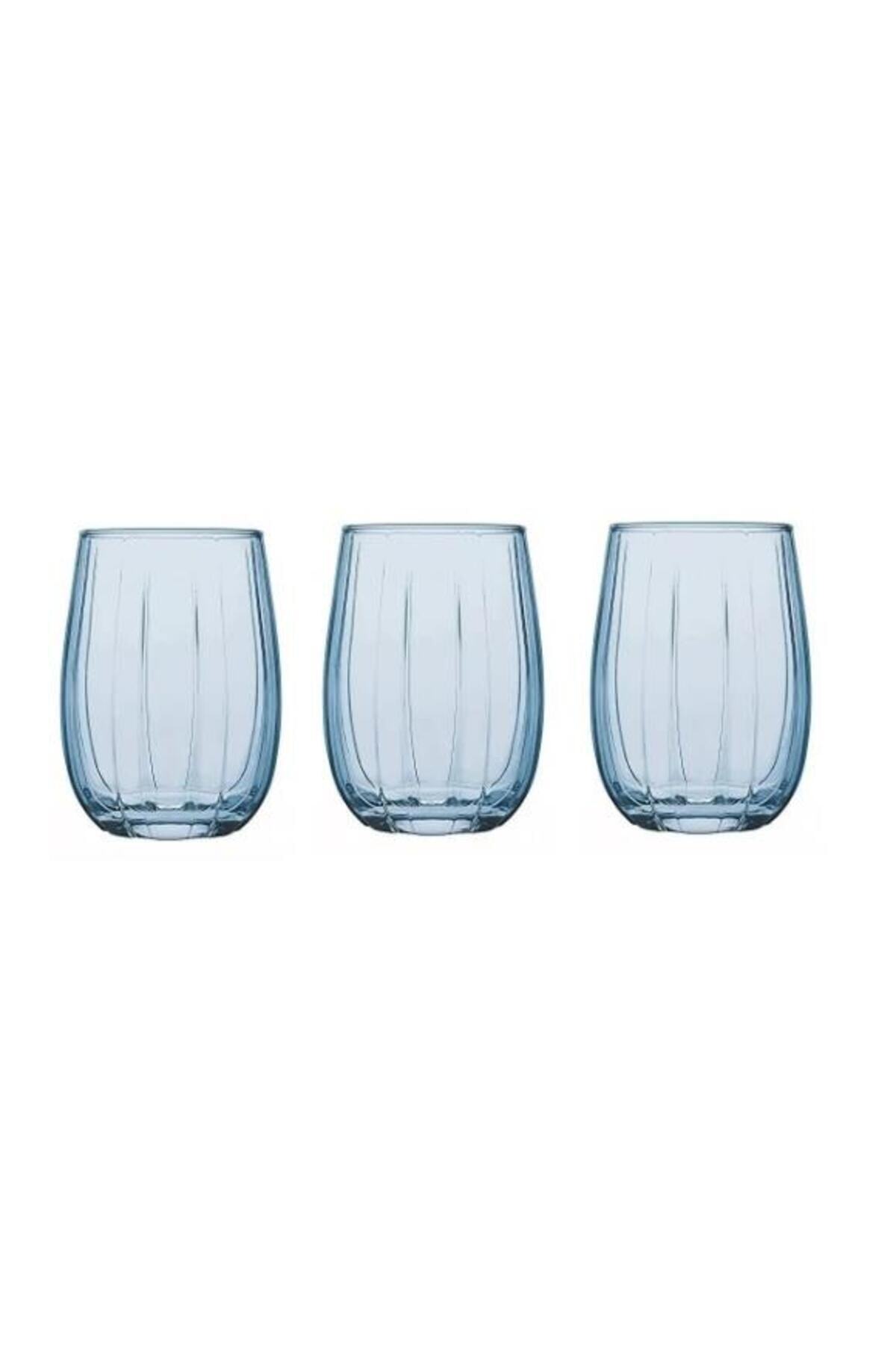 Paşabahçe-Water Glass420302 3 Pieces Linka 240cc Turquoise 2