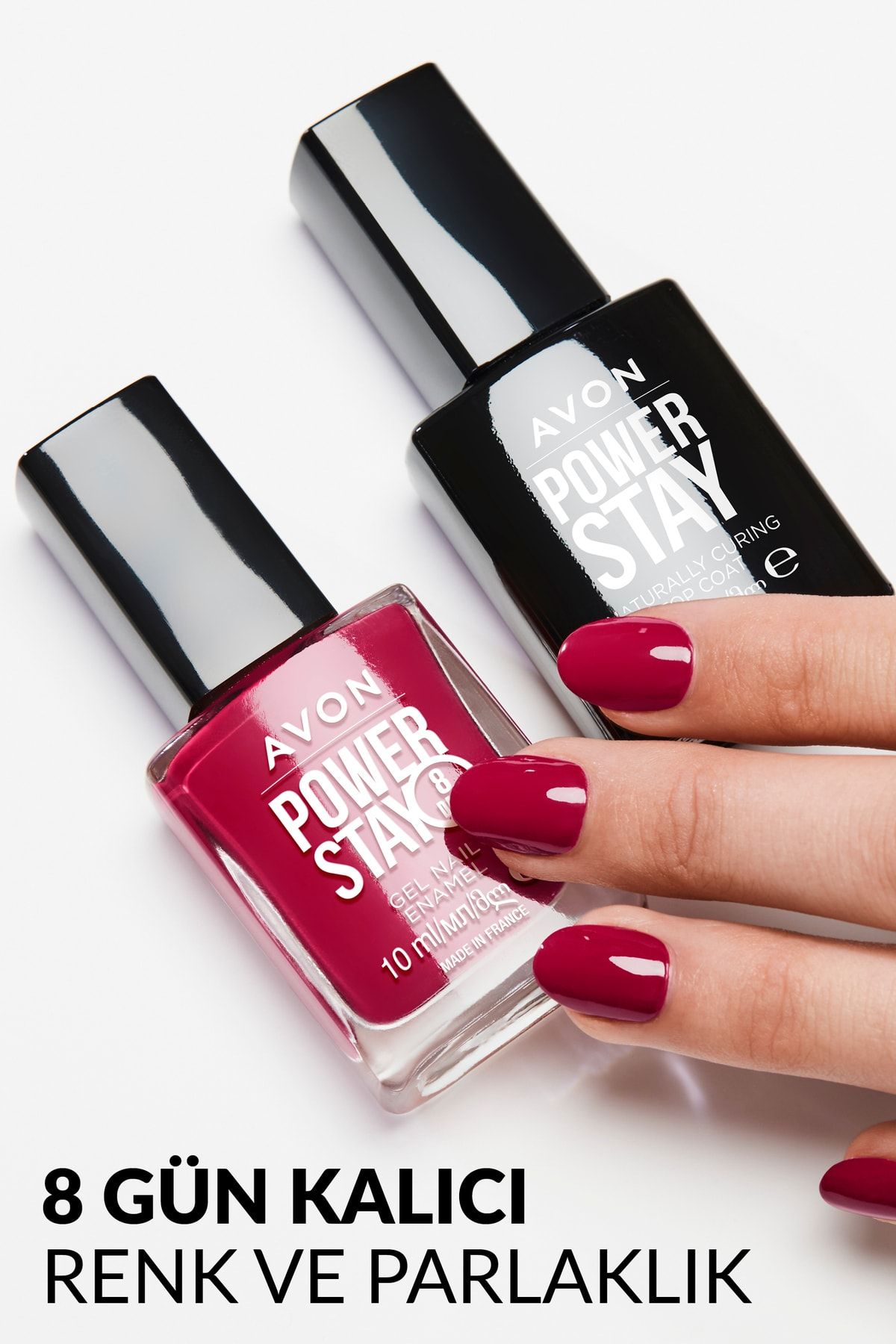 AVON-Power Stay Gel Nail Polish - 10 ML Private Jet Product 4