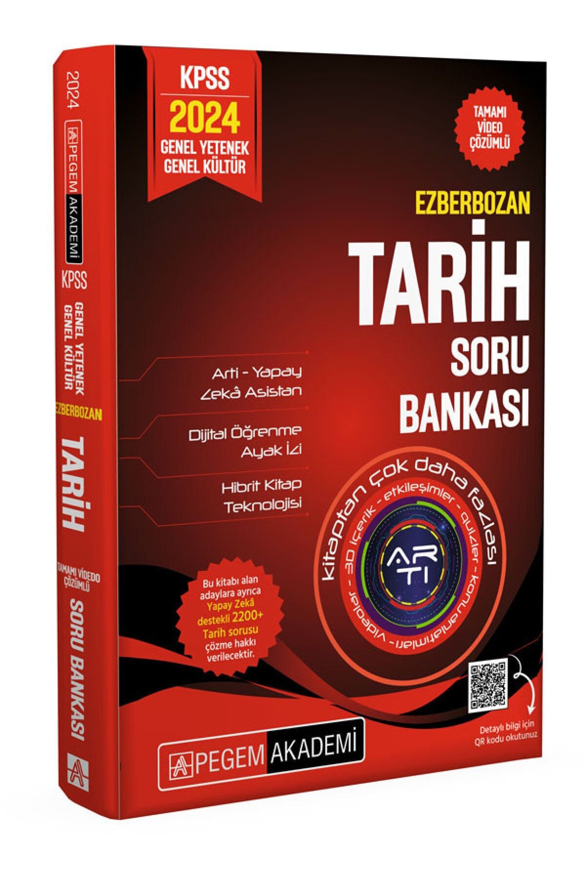 Pegem Akademi Yayıncılık 2024 Ezberbozan KPSS Genel Yetenek Genel Kültür  Tarih Tamamı Video çözümlü Soru BankasıFiyatı, Yorumları - Trendyol