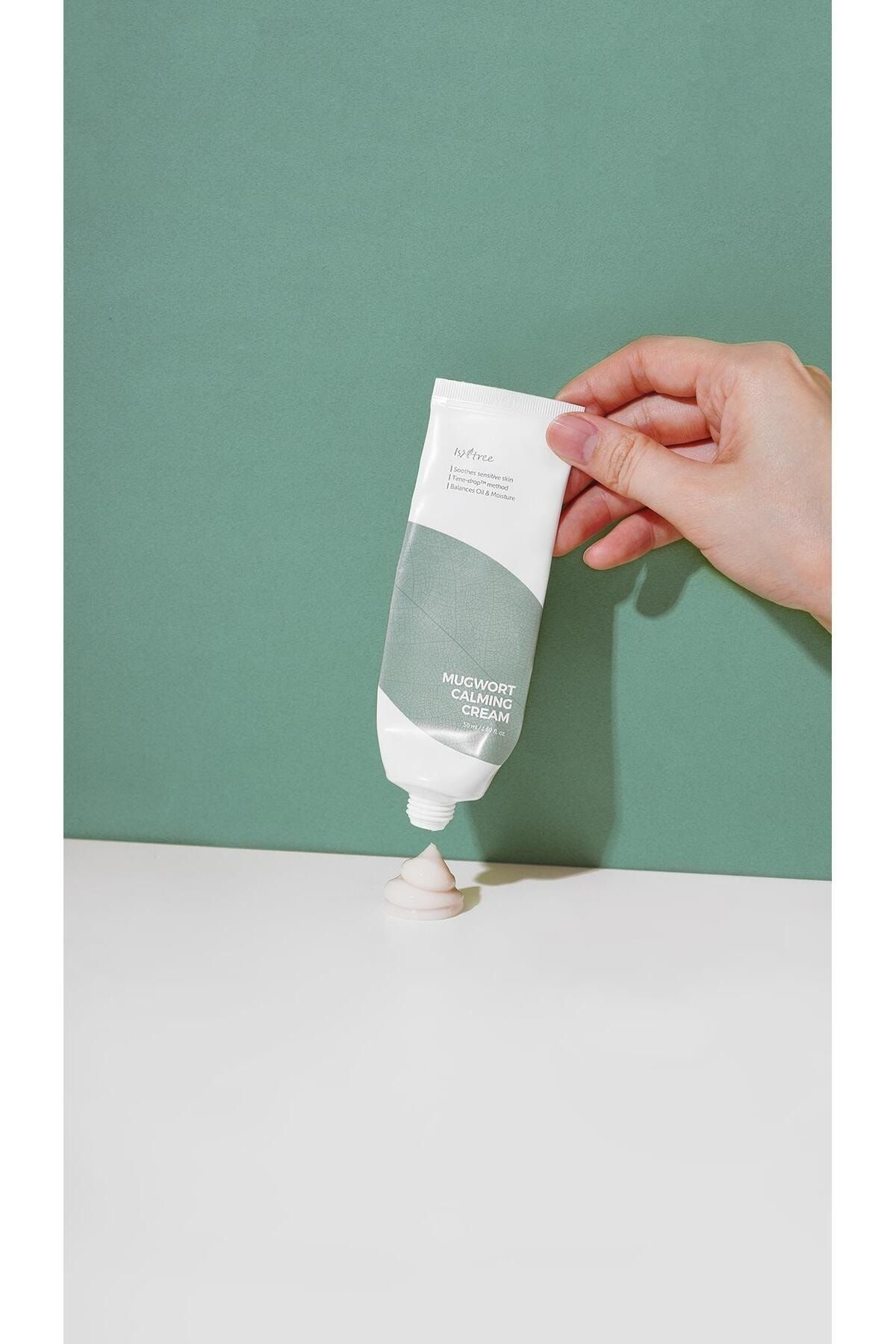 Isntree-ISNTREE Mugwort Calming Cream 50 ml - Moisturizing cream for sensitive skin 5