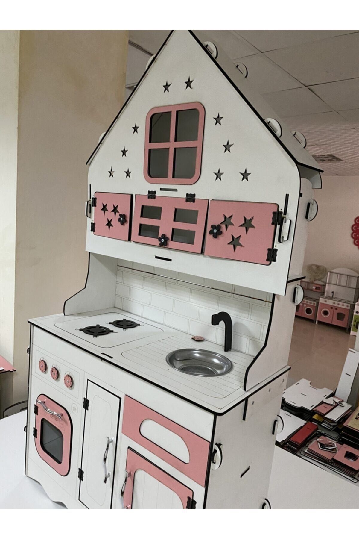 Girls pink shop wooden kitchen
