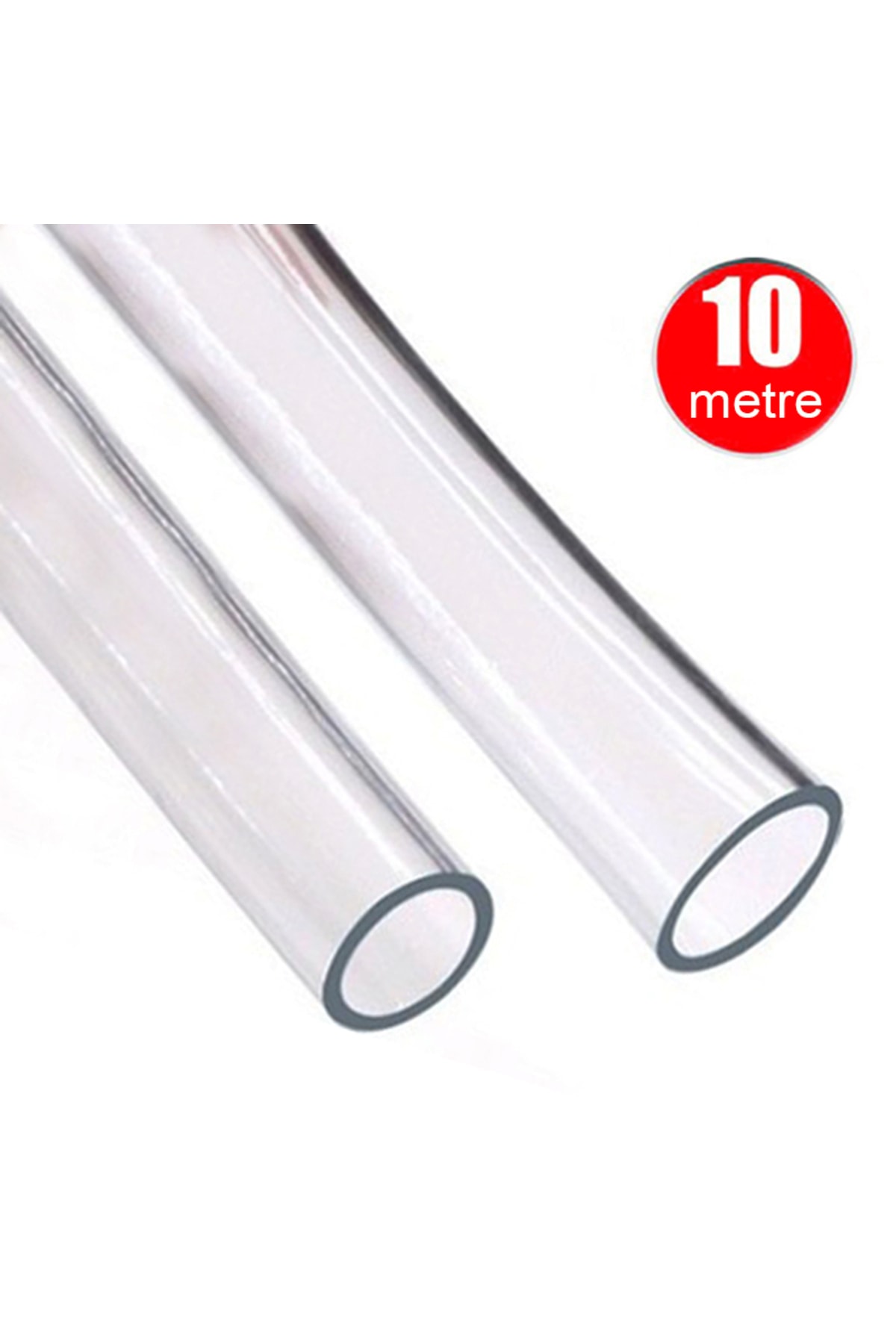 ALETÇANTAM Şeffaf Terazi Hortumu İç Çap 10mm Termosifon Otomobil Kapı Fitili - 10mt