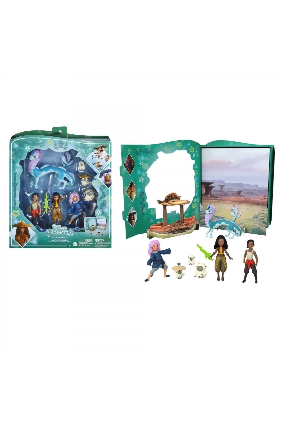 Mattel Disney Princess Raya and Friends Storytelling S, от 3 лет и старше, HLX24 19473512136625419