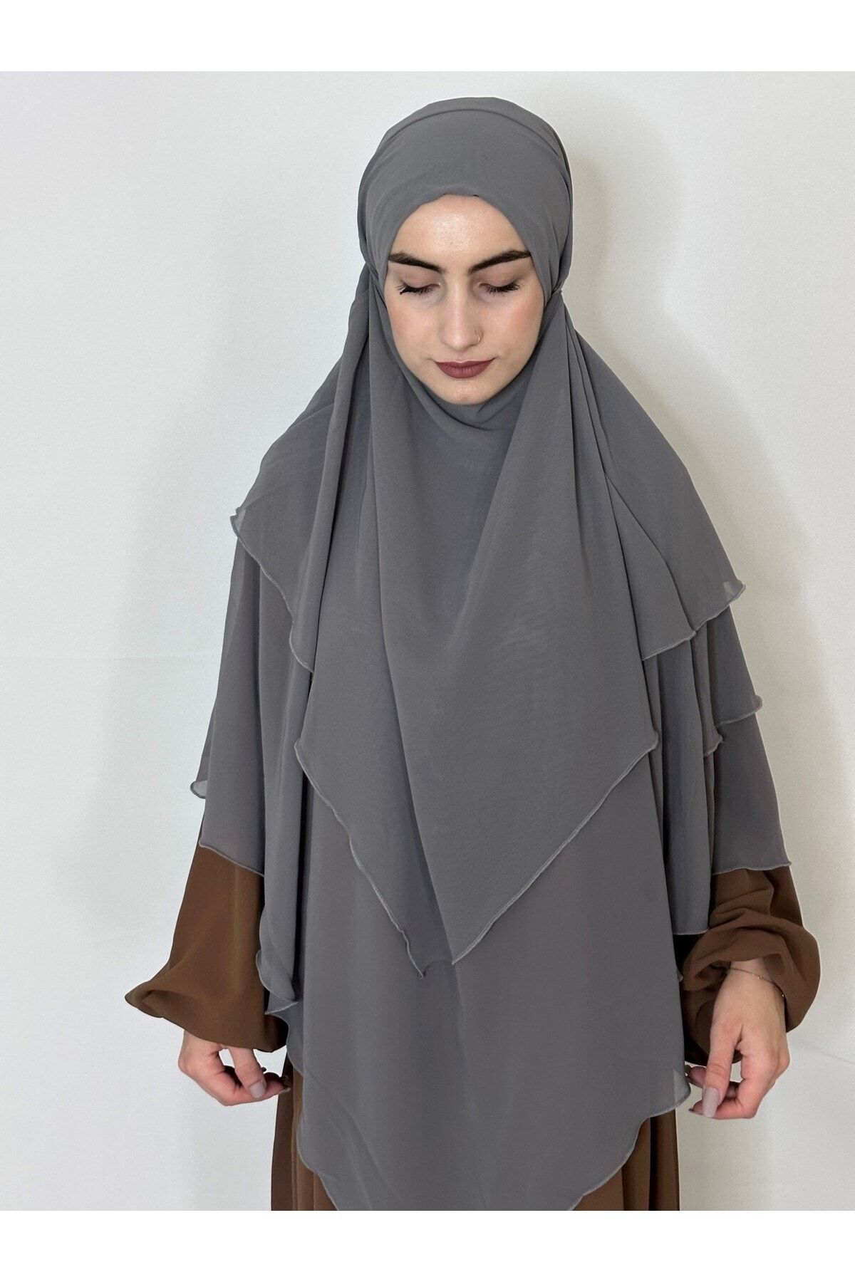 R&S modibone-Gray 3-Layer Siphon Large Scarf - Peceli Ready Kimar 7