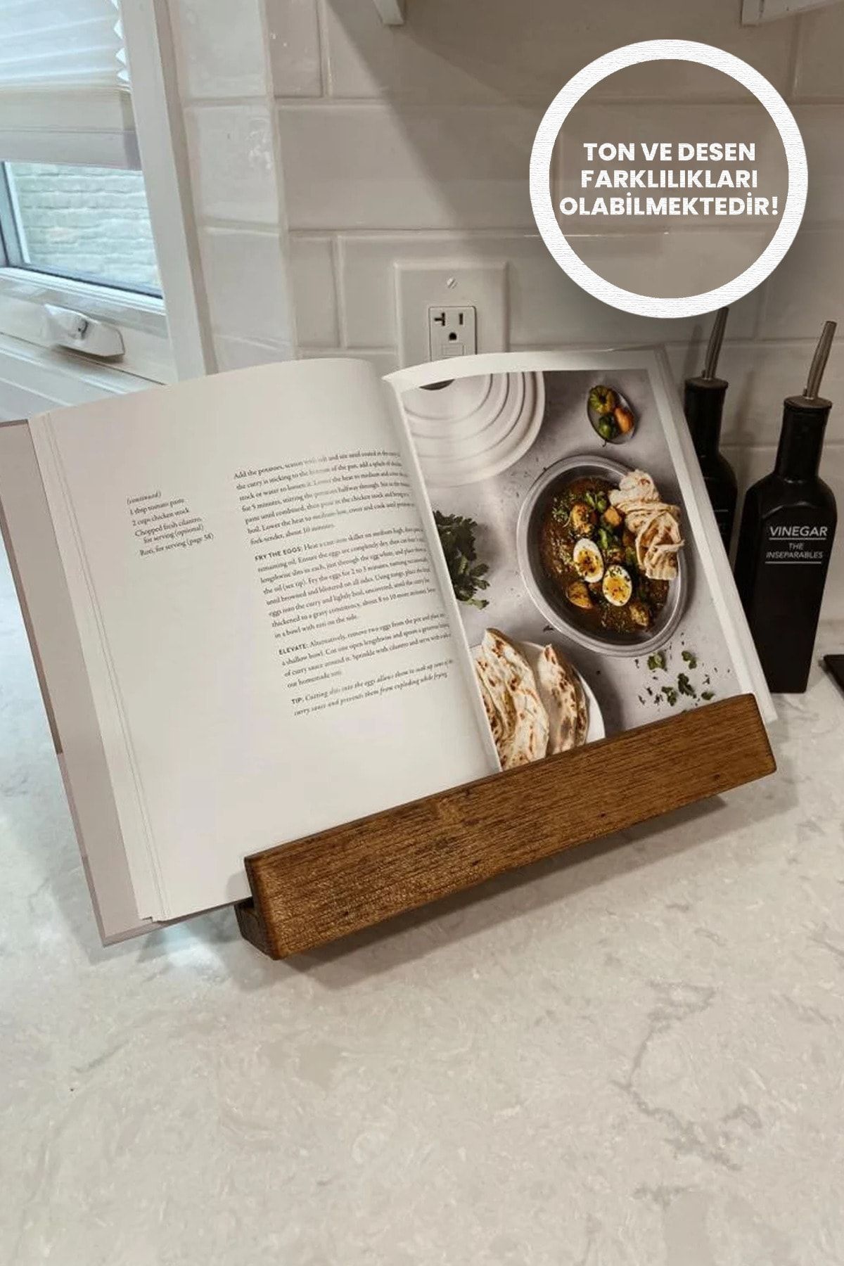 Moola-Wooden Cookbook Stand, Cookbook Holder, Book Stand 3