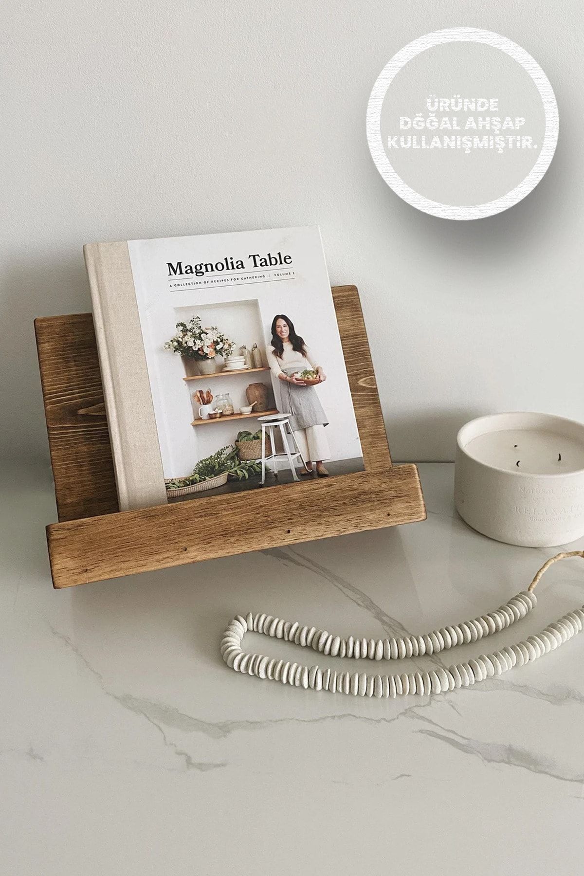 Moola-Wooden Cookbook Stand, Cookbook Holder, Book Stand 4