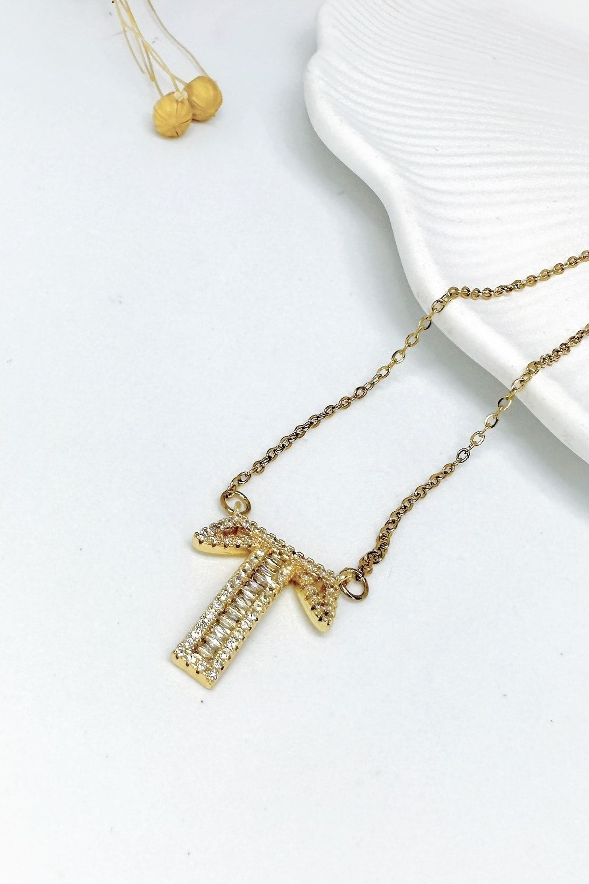 T pendant outlet gold