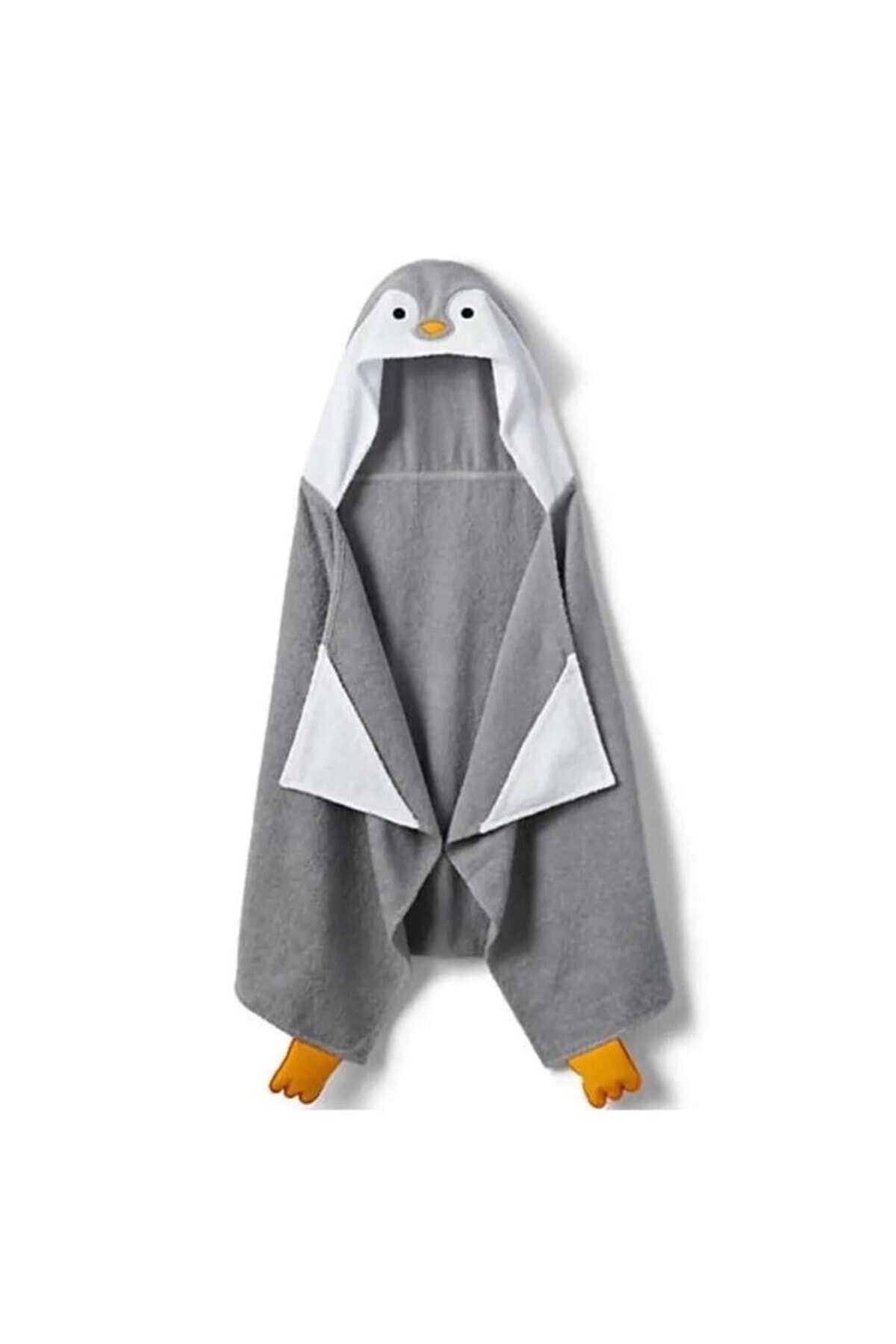 Reyo Havlu Denizi Ev Tekstil Ürünleri Penguen Figürlü Havlu Panço standart beden