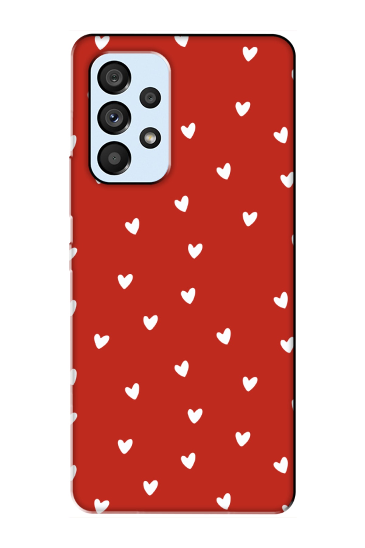 Samsung A53 Tiny Hearts Red Phone Case