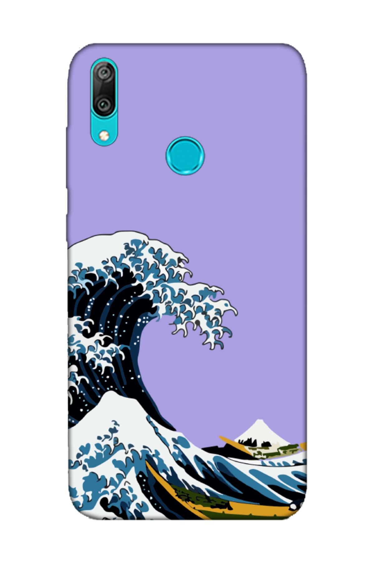 Huawei Y7 2019 Kanagawa Lilac Phone Case