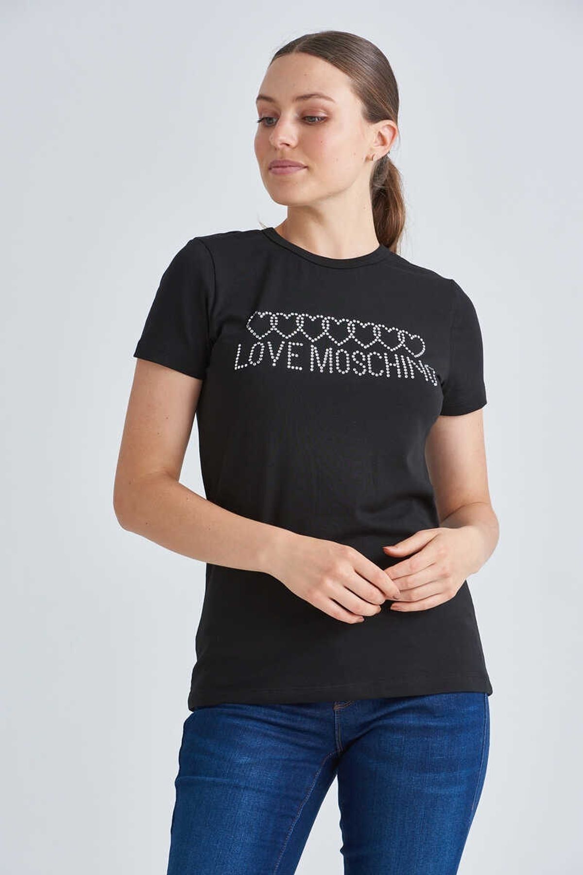 Moschino تی شرت سنگی زنان
