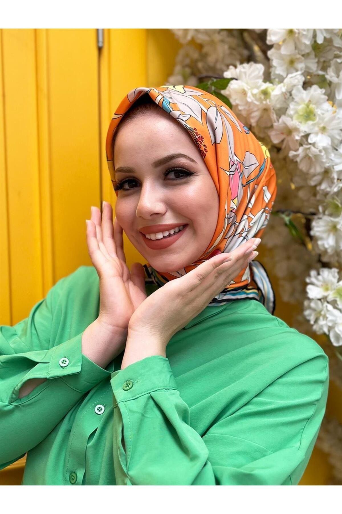 Green summer scarf online