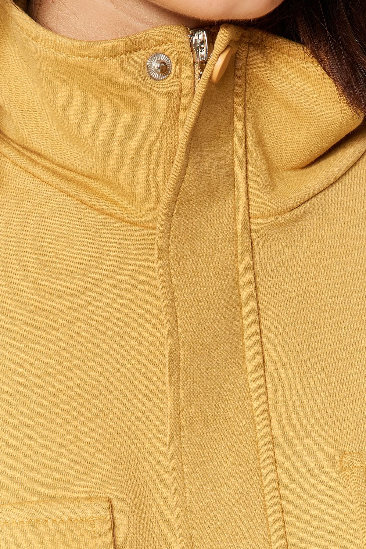 Trendyol Modest-Kamelfarbenes Strick-Trainingsanzug-Set mit Taschendetails TCTAW23EN00032 5