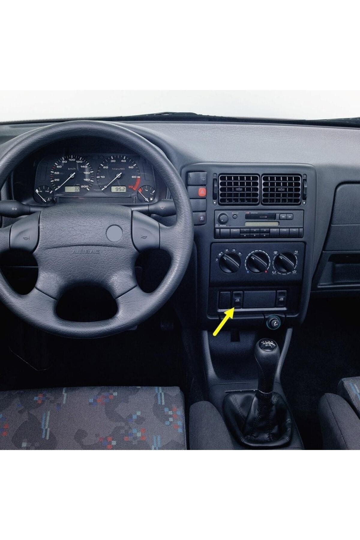 AFT Vw Polo Hb 1994-1999 Sol Ön Kapı Cam Açma Düğmesi Tuşu 191959855