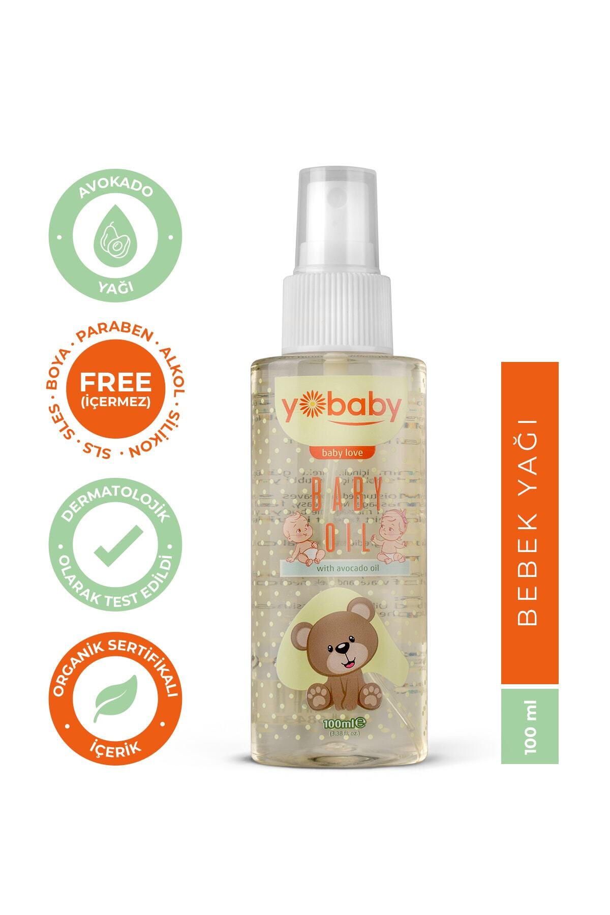 yobaby Bebek Bakım Masaj Yağı | Besleyici , Nemlendirici | 100 ml fotoğrafı 2 (önizleme)