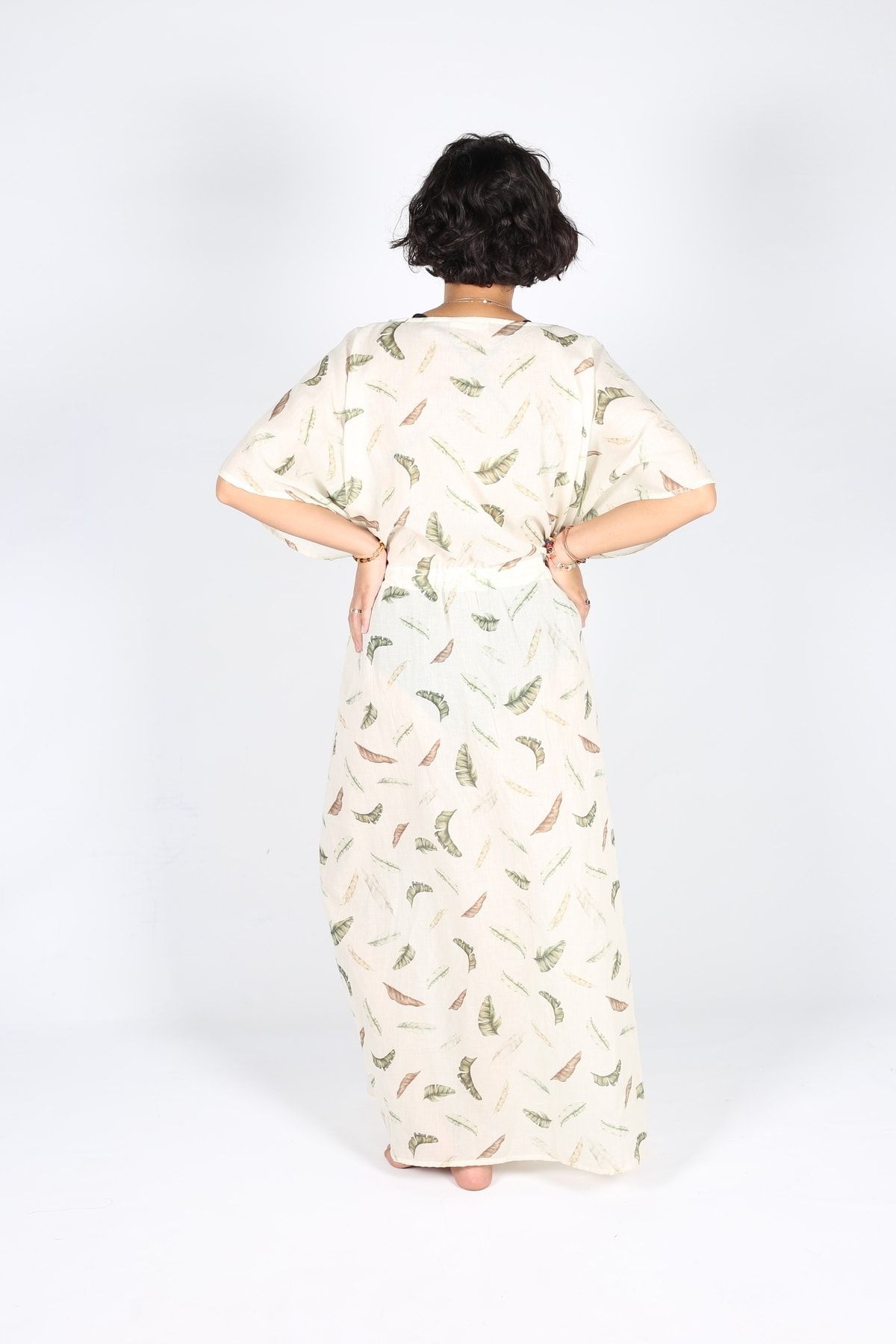 LUCKKA Women s Beach Kaftan Kimono Pareo ZTK MONO Trendyol