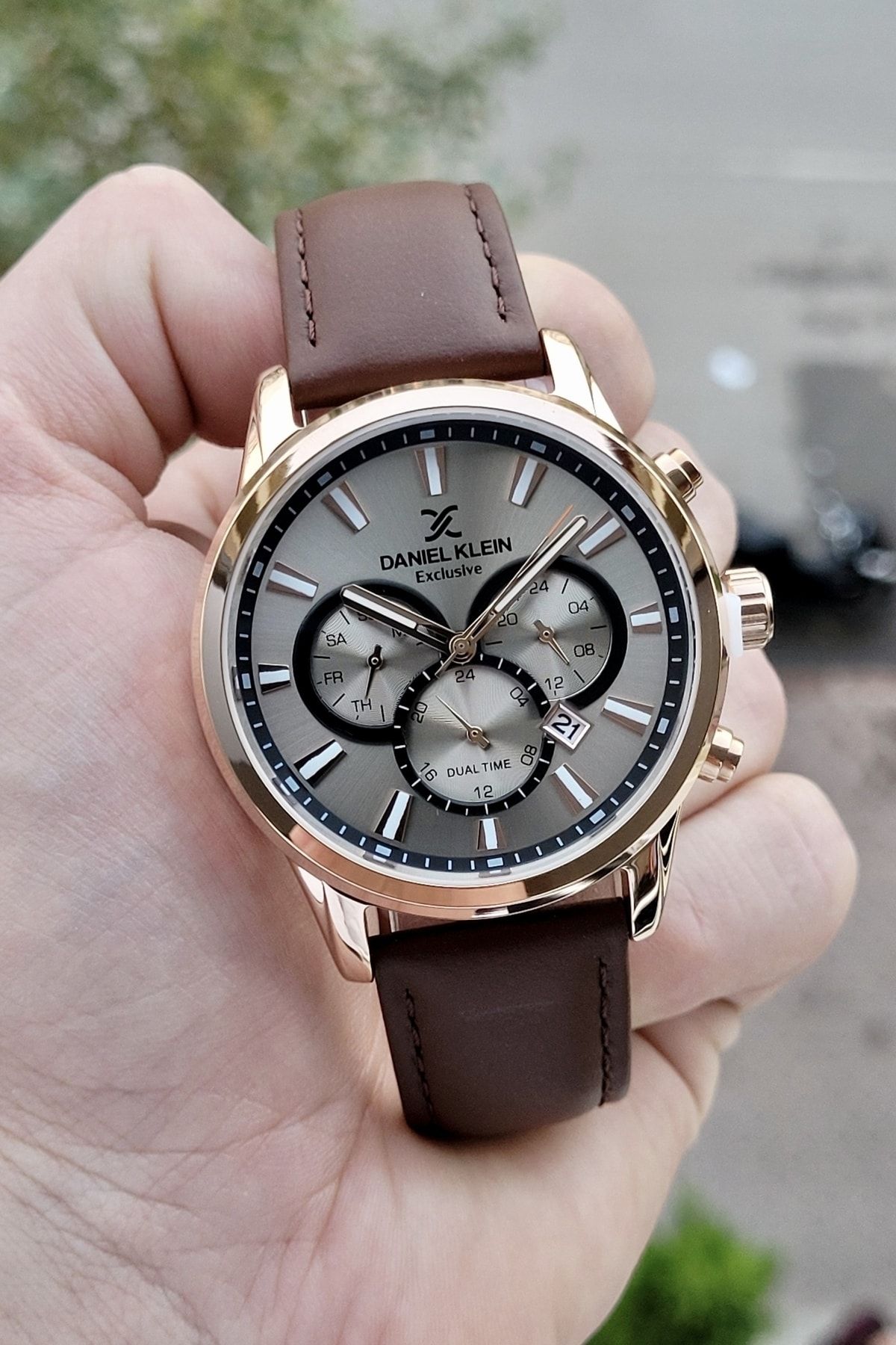 Daniel klein deals dual time watch