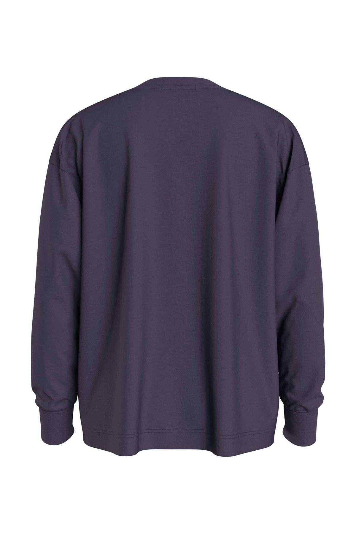 تیشرت مردانه بنفش کلوین کلاینCalvin Klein | 5003055172 اورجینال - تصویر 4