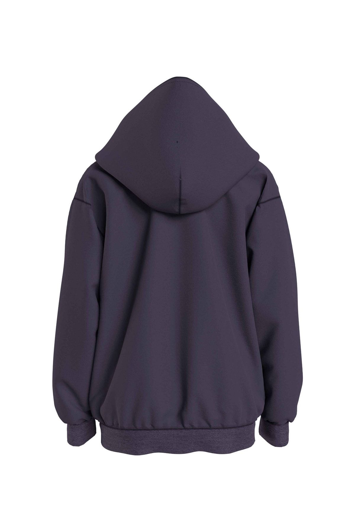 سویشرت بنفش پسرانه و بچگانه پسر چاپی Purple IB0IB01693VGS Calvin Klein