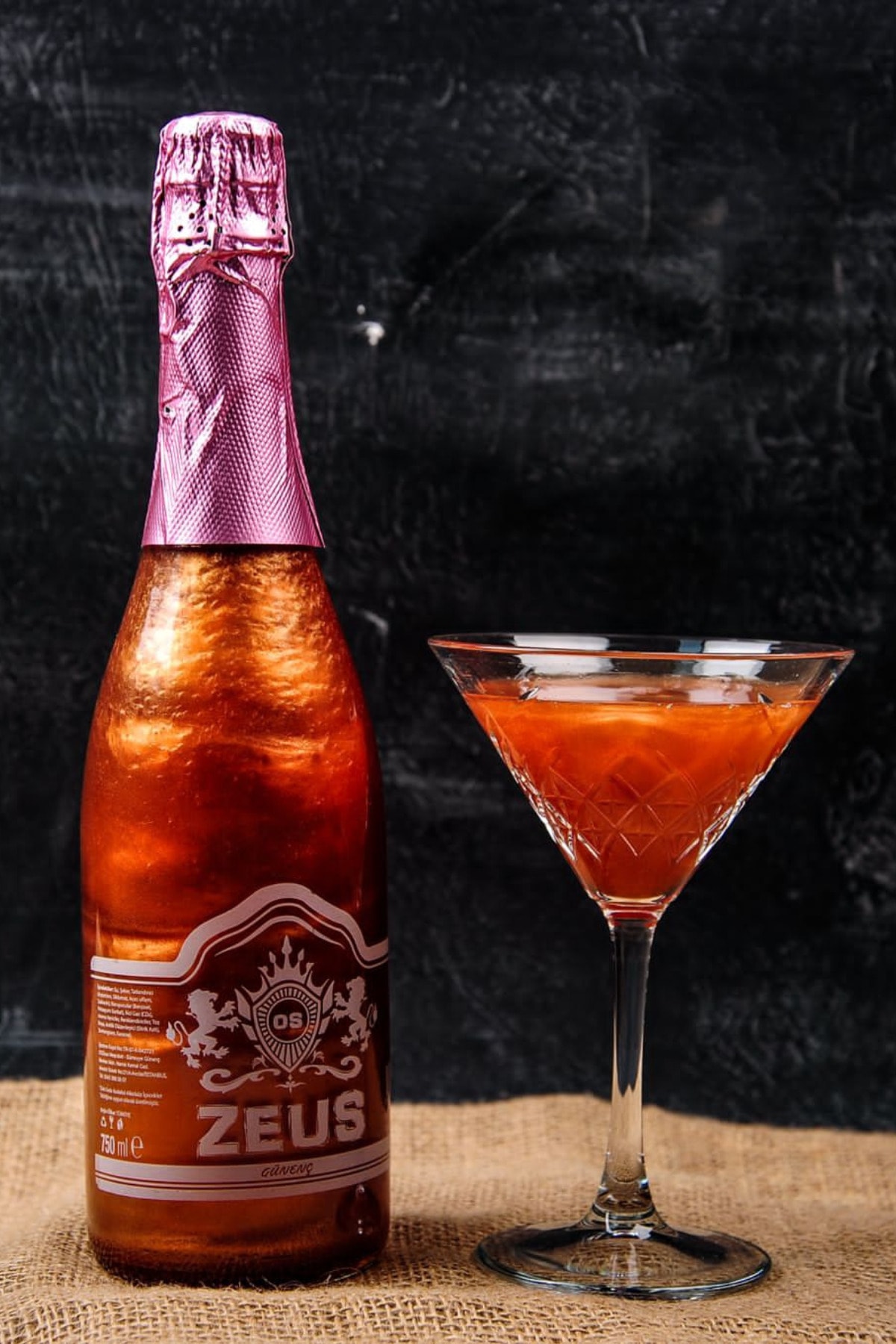 OS ZEUS 1 Adet Simli Alkolsüz Şampanya (helal Sertifikalı) Karışık