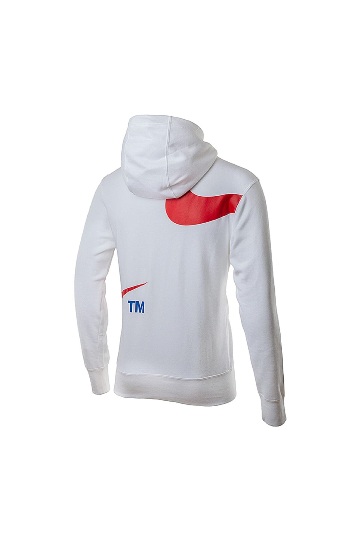 سویشرت مردانه سفید نایکی | TYC15NVNTN169075968585727 اورجینال - تصویر 3