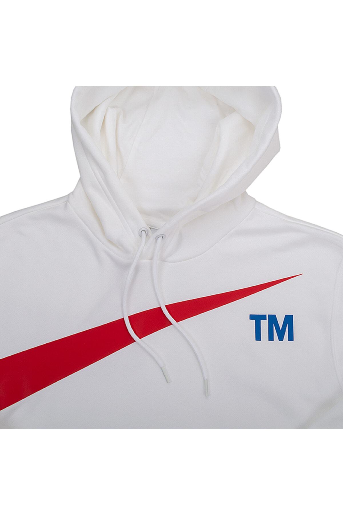 سویشرت مردانه سفید نایکی | TYC15NVNTN169075968585727 اورجینال - تصویر 4