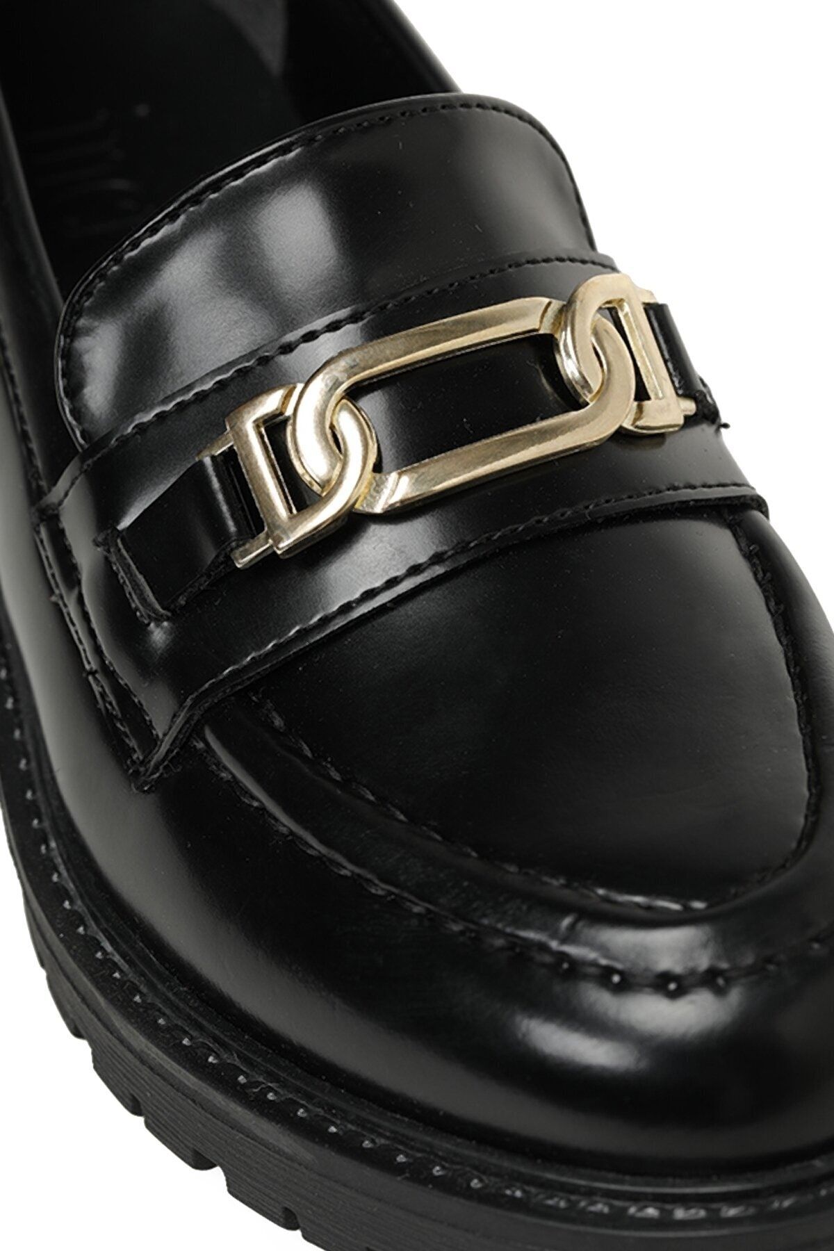 İnci-INCI COSTEE 3PR Schwarzer Damen-Loafer 7