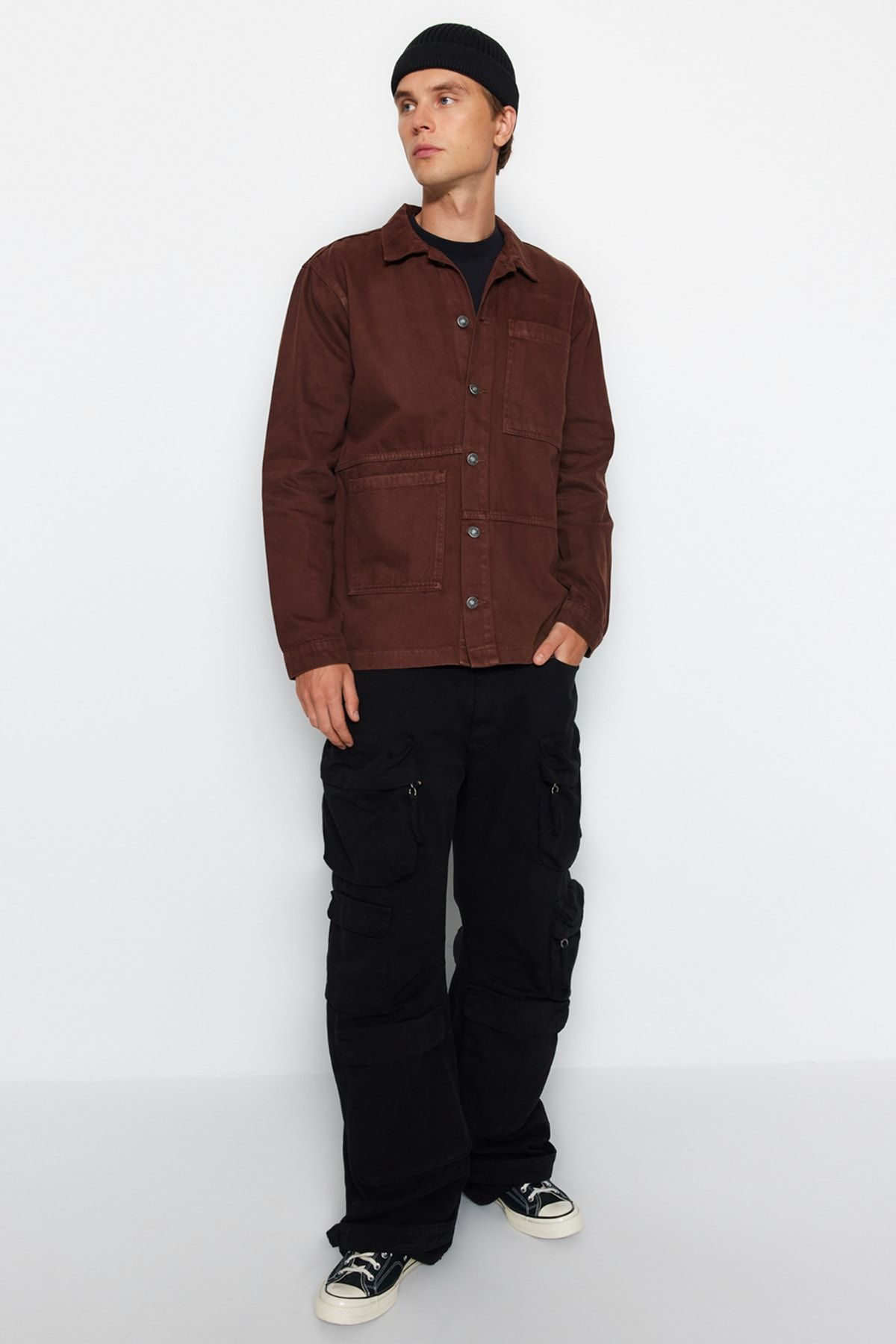 Dark tan jacket online