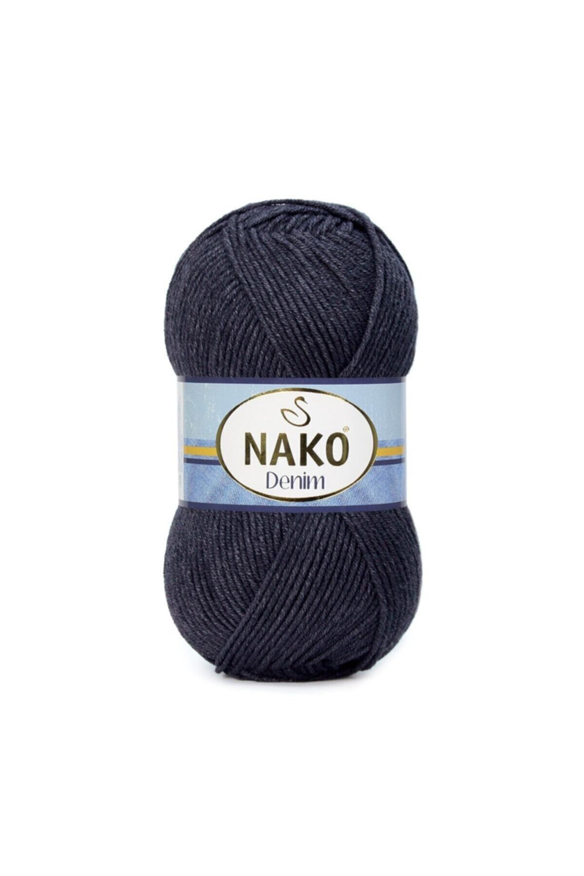 Denim 217 Black Cotton Hand Knitting Yarn 100 Gr.
