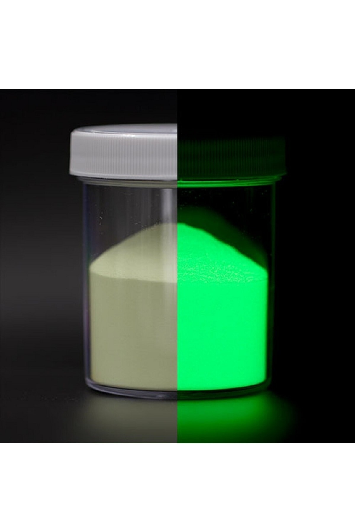 Capital 20g Yeşil renk fosfor tozu glow in dark karanlıkta parlayan boya