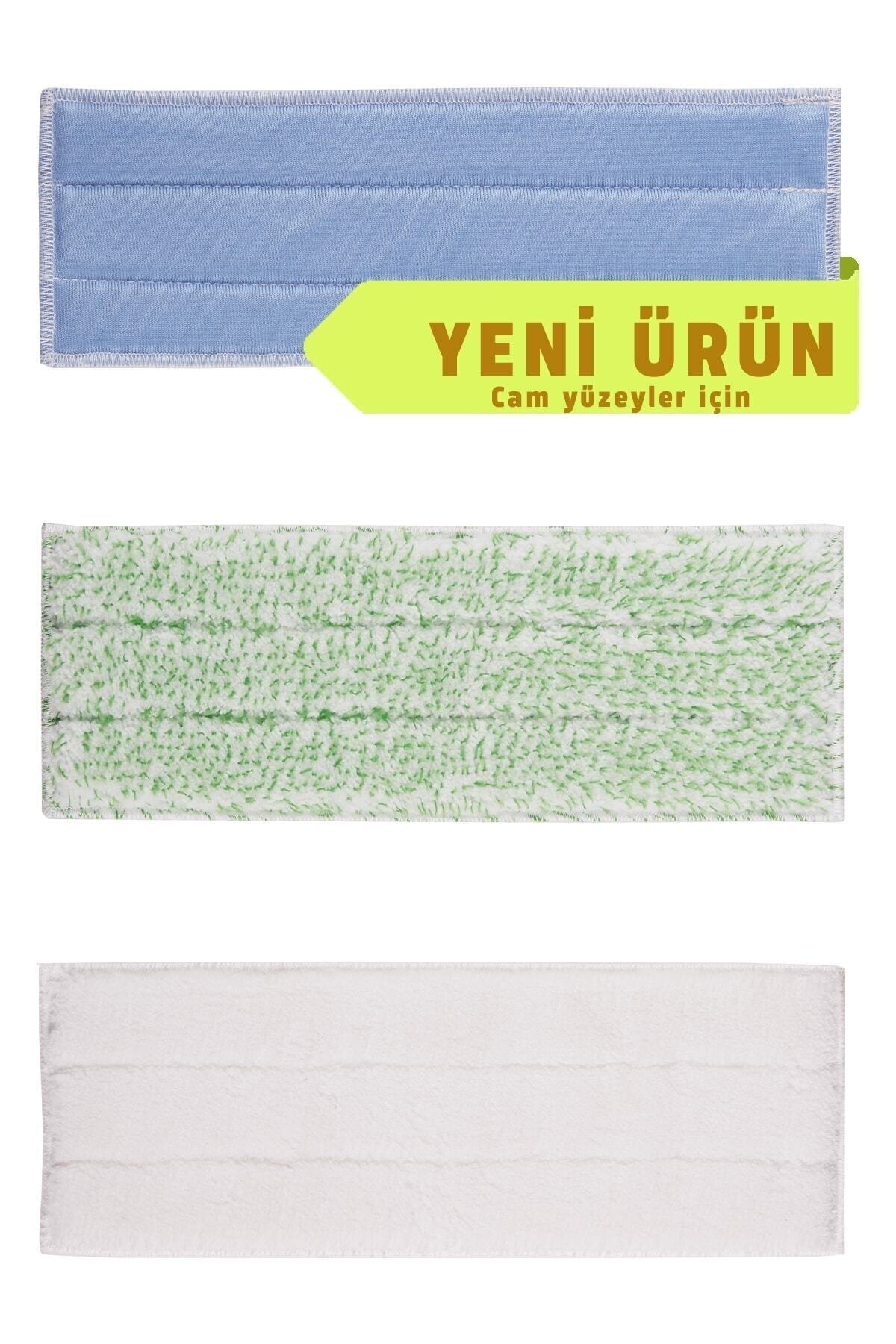 Ermop Gecko Home Set Yedek Mop 1 Paket Cam, 1 Paket Mikrofiber