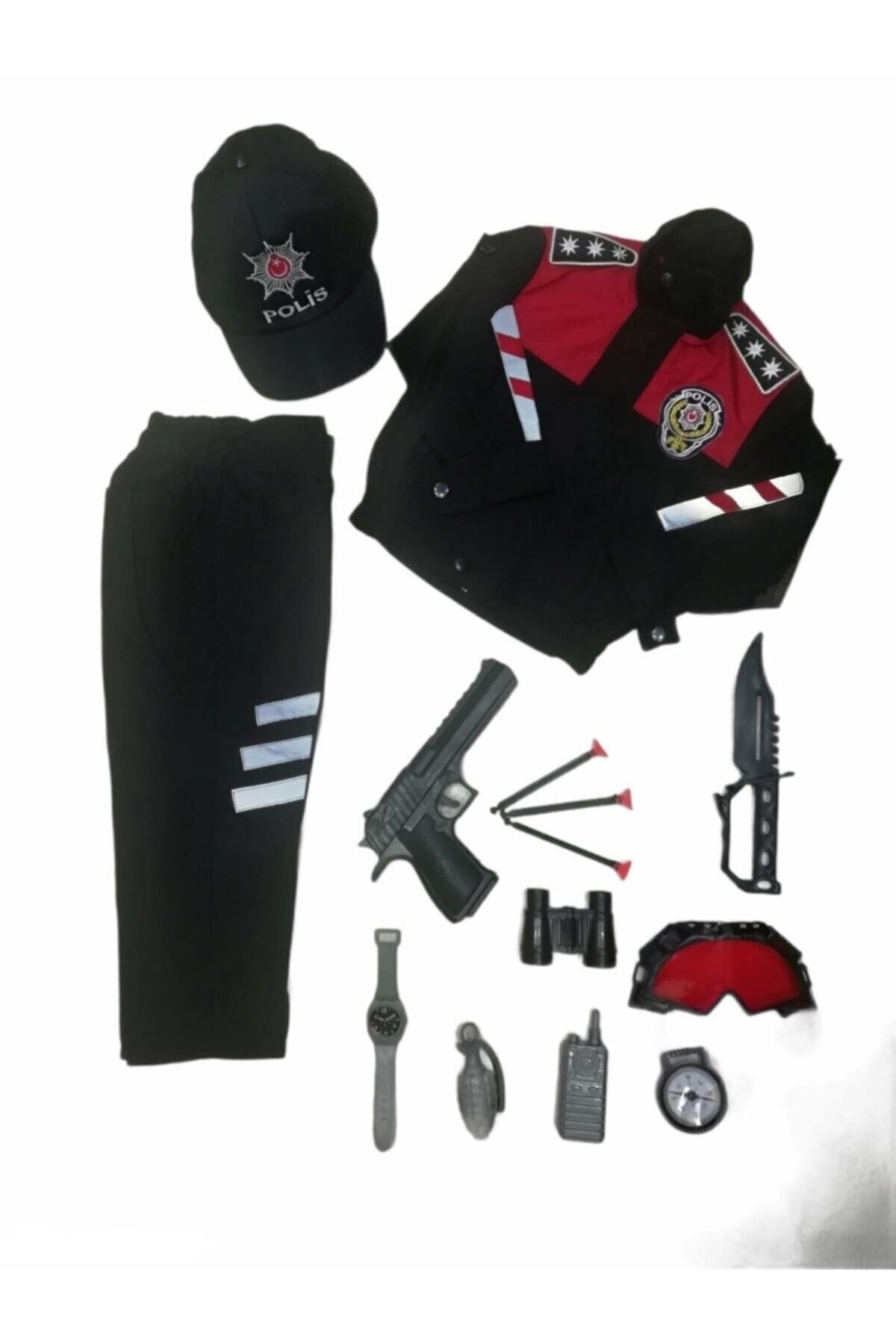 Genel Markalar Çocuk Yunus Polis Kıyafeti Ve Oyuncak Seti