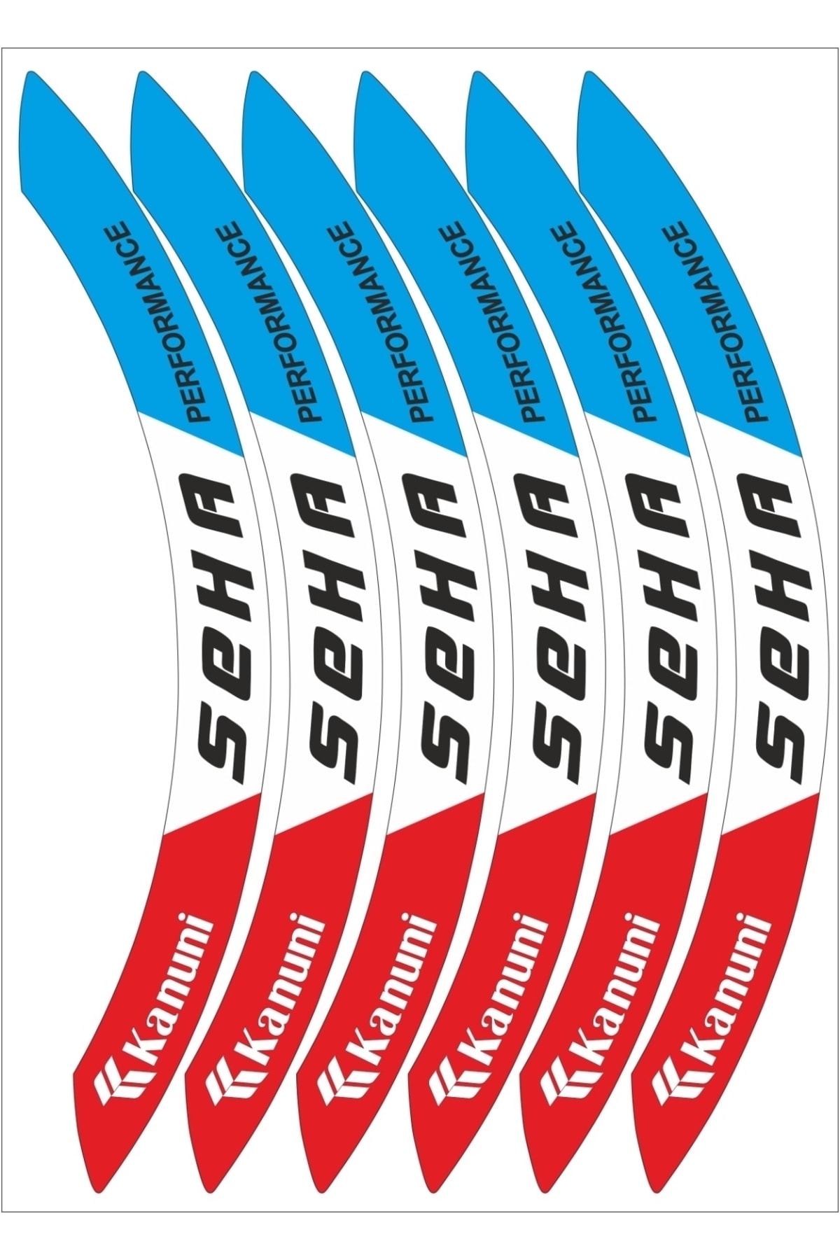 MOTOSEPETİM Kanuni Seha Jant Şeridi 3 Renk