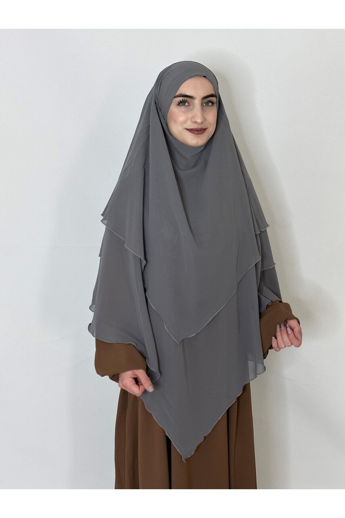R&S modibone-Gray 3-Layer Siphon Large Scarf - Peceli Ready Kimar 8