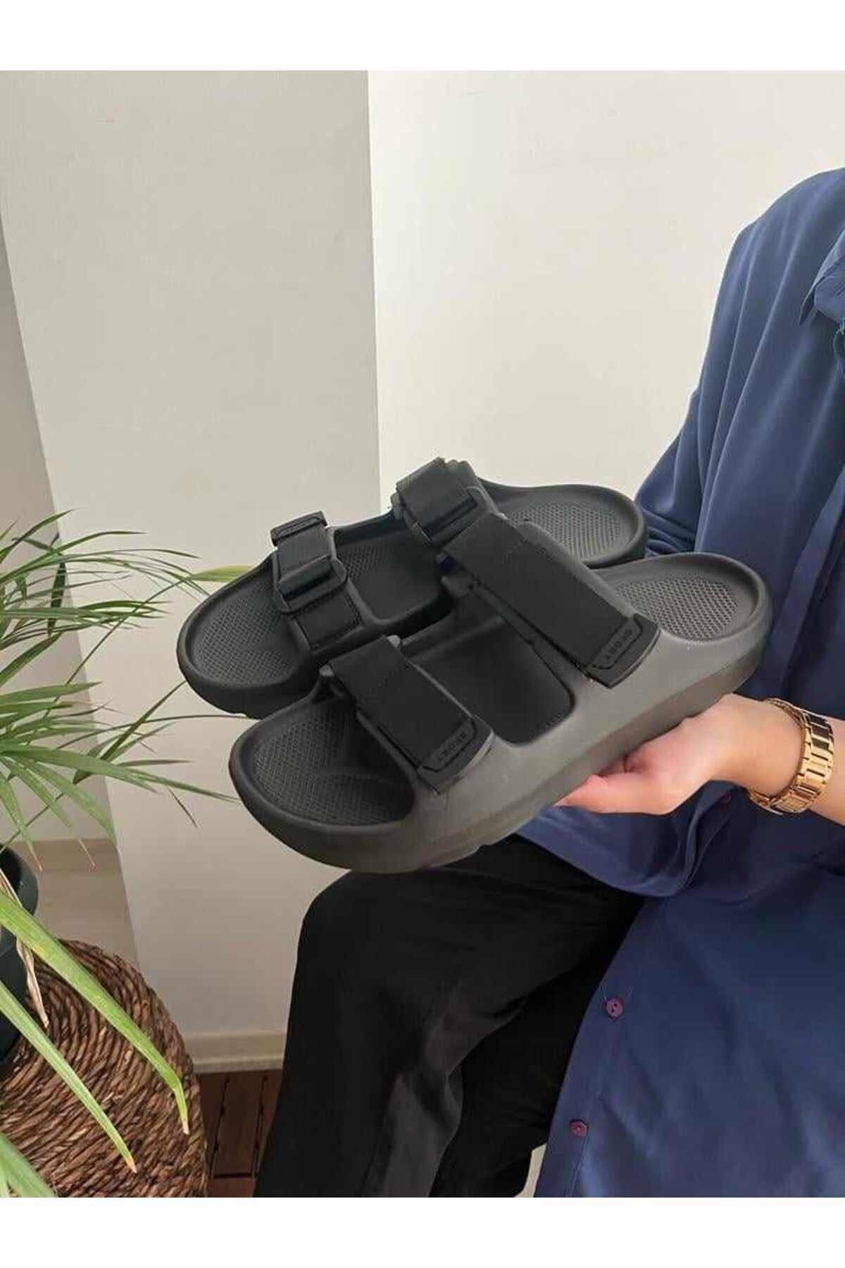 Adjustable discount velcro slippers