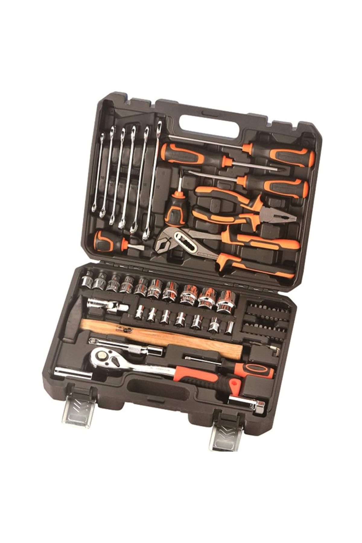 STAXX POWER-Professional Maintenance Repair Tool Set Mechanic and Socket Full Pack 58 Pieces Socket Wrench Kit Set 1