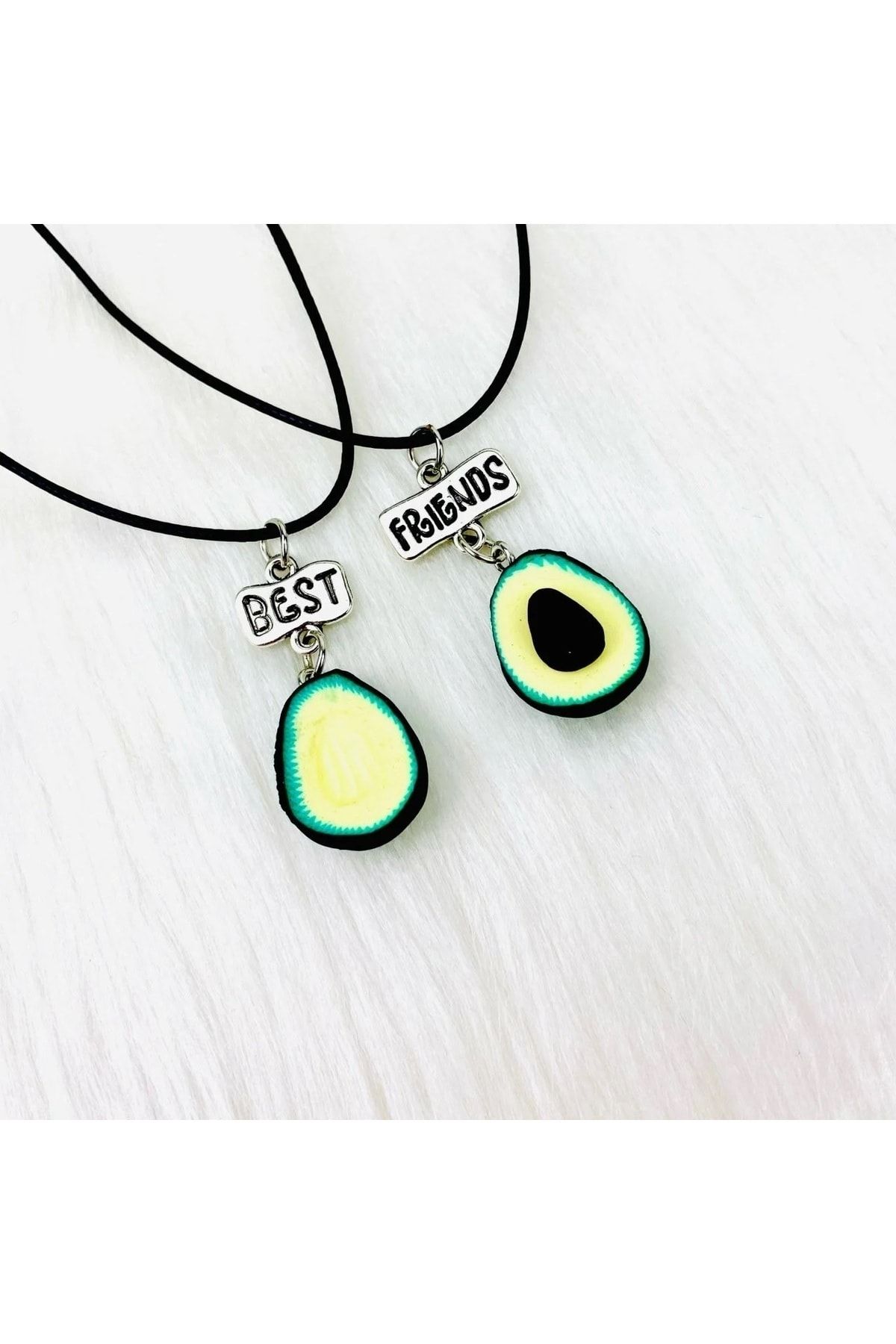 Buy BFF Necklace for 2 Green Avocado Charm Friendship Necklace Best Friend  Gift Avocado Necklace Miniature Food BFF Present Healthy Food Jewelry  Online in India - Etsy