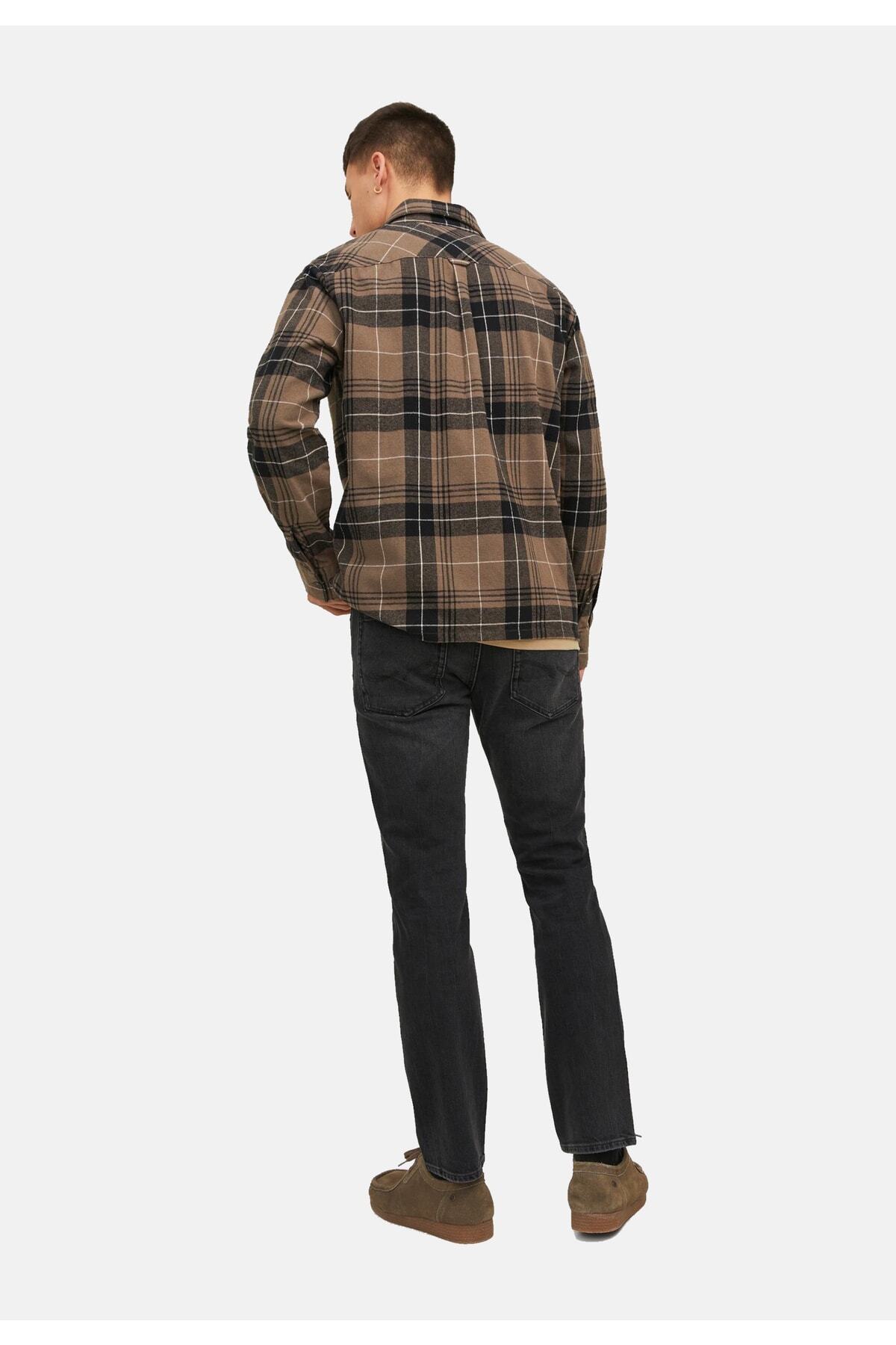 شلوار جین جک اند جونز مردانه جین مشکی  راسته Slim Fit/اسلیم فیت فاق نرمال   Slim/اسلیم فیت کژوال/روزمره | Jack & Jones p-zal-kvest-10-2023-810 TR - تصویر 6