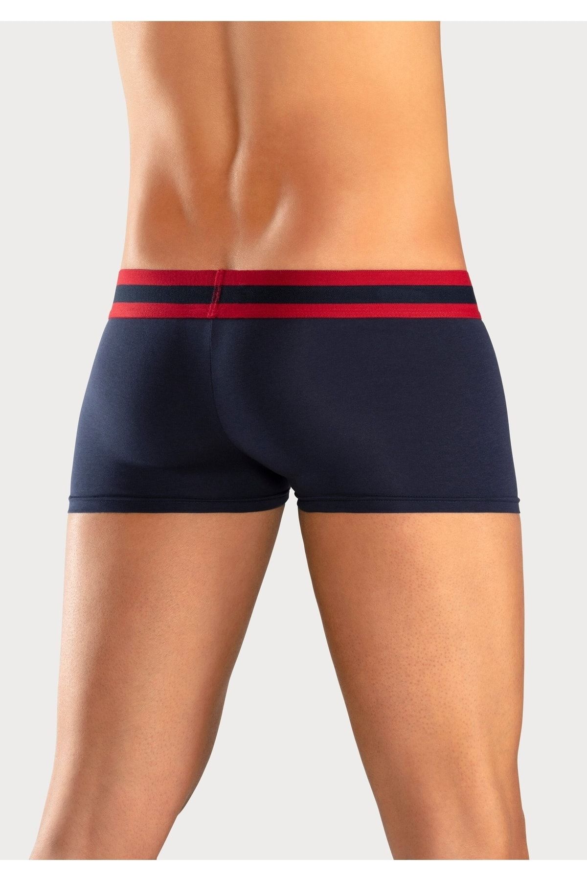 BENCH Boxer Shorts - Blue - Plain - Trendyol