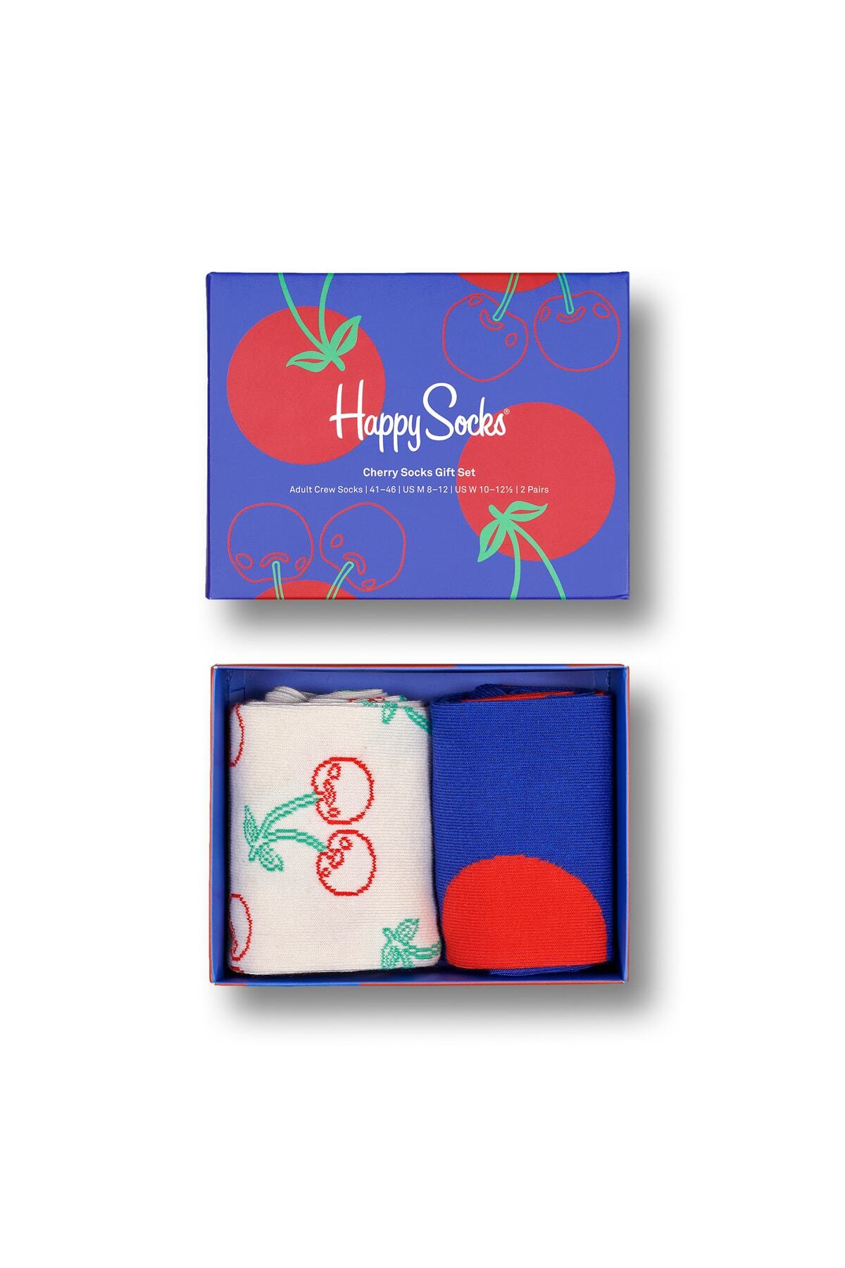 Happy Socks-2er-Pack Socken-Geschenkset mit Kirschen 4