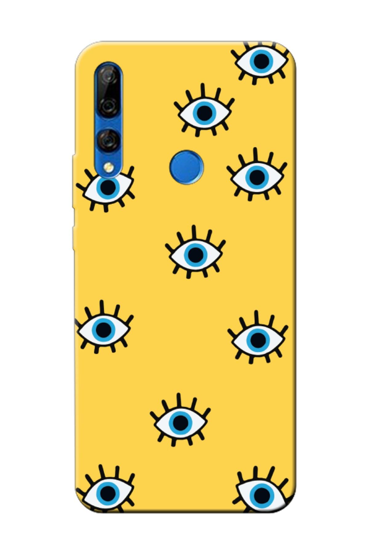 Huawei Y9 Prime 2019 Evil Eye Yellow Phone Case